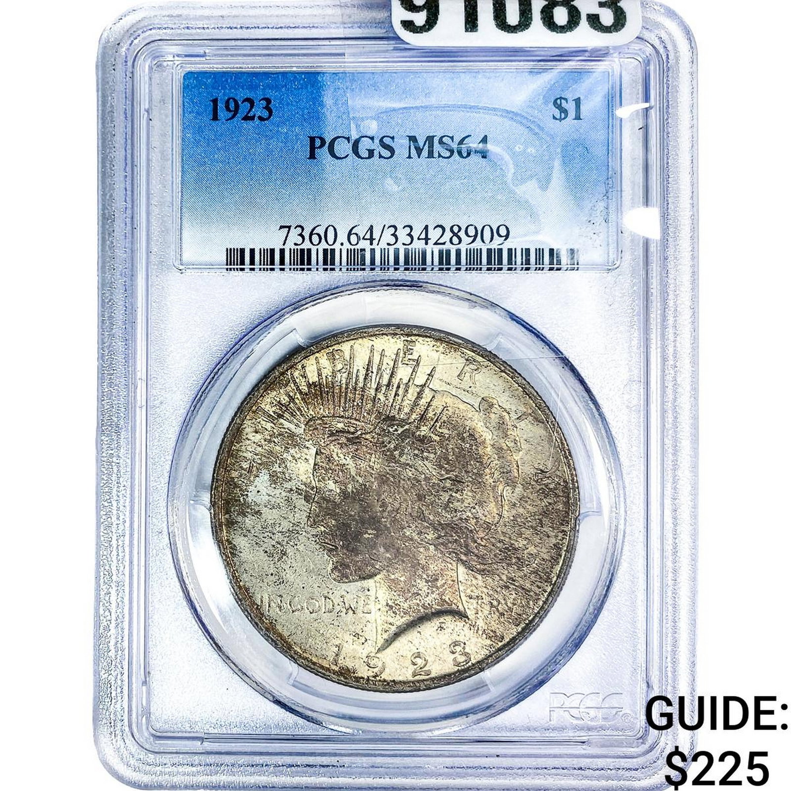 1923 Silver Peace Dollar PCGS MS64 (1 of 2)