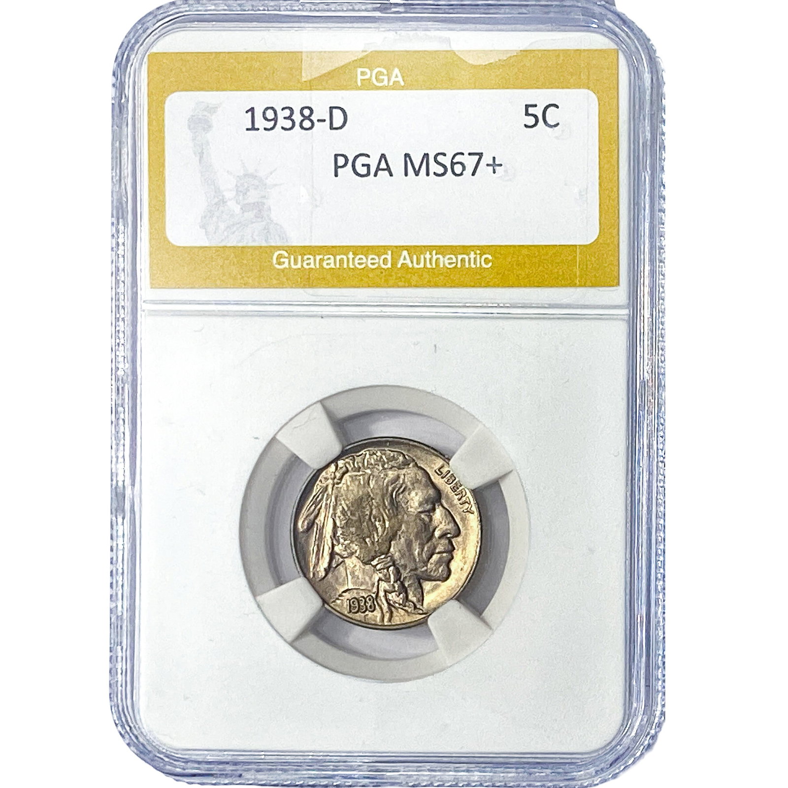 1938-D Buffalo Nickel PGA MS67+ (1 of 2)