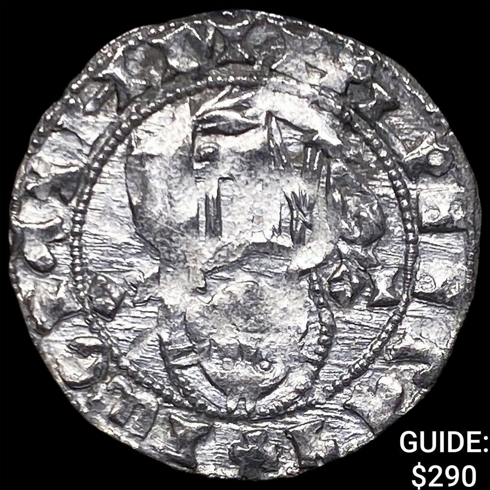 1352-1396 AD Bulgaria Ivan Statsirmir Silver Grosh: 1352-1396 AD Bulgaria Ivan Statsirmir Silver Grosh