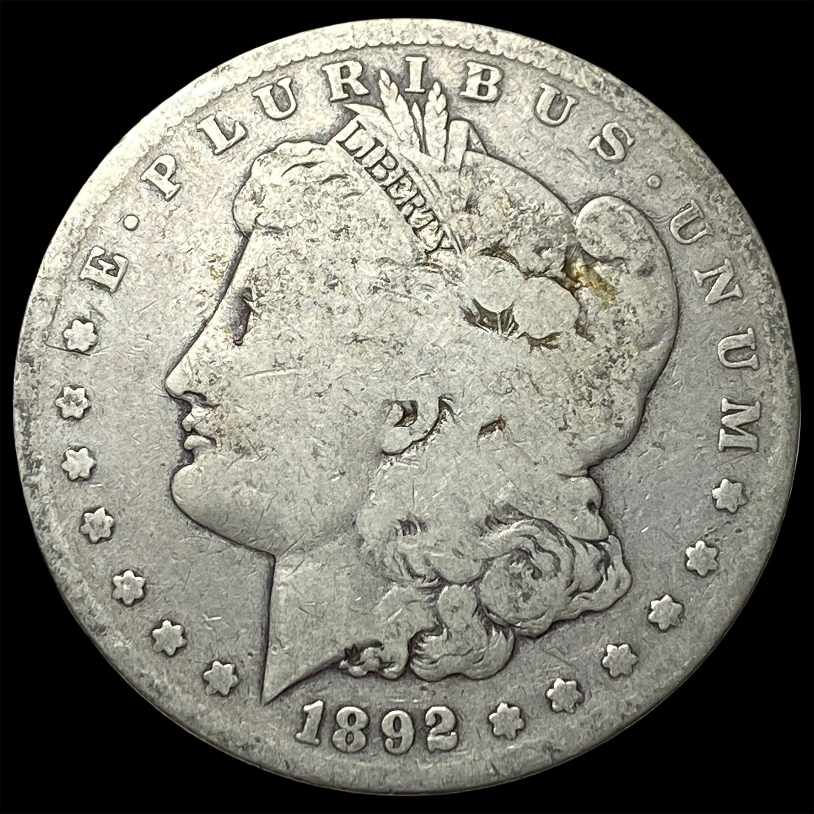 1892-S Morgan Silver Dollar NICELY CIRCULATED: 1892-S Morgan Silver Dollar NICELY CIRCULATED