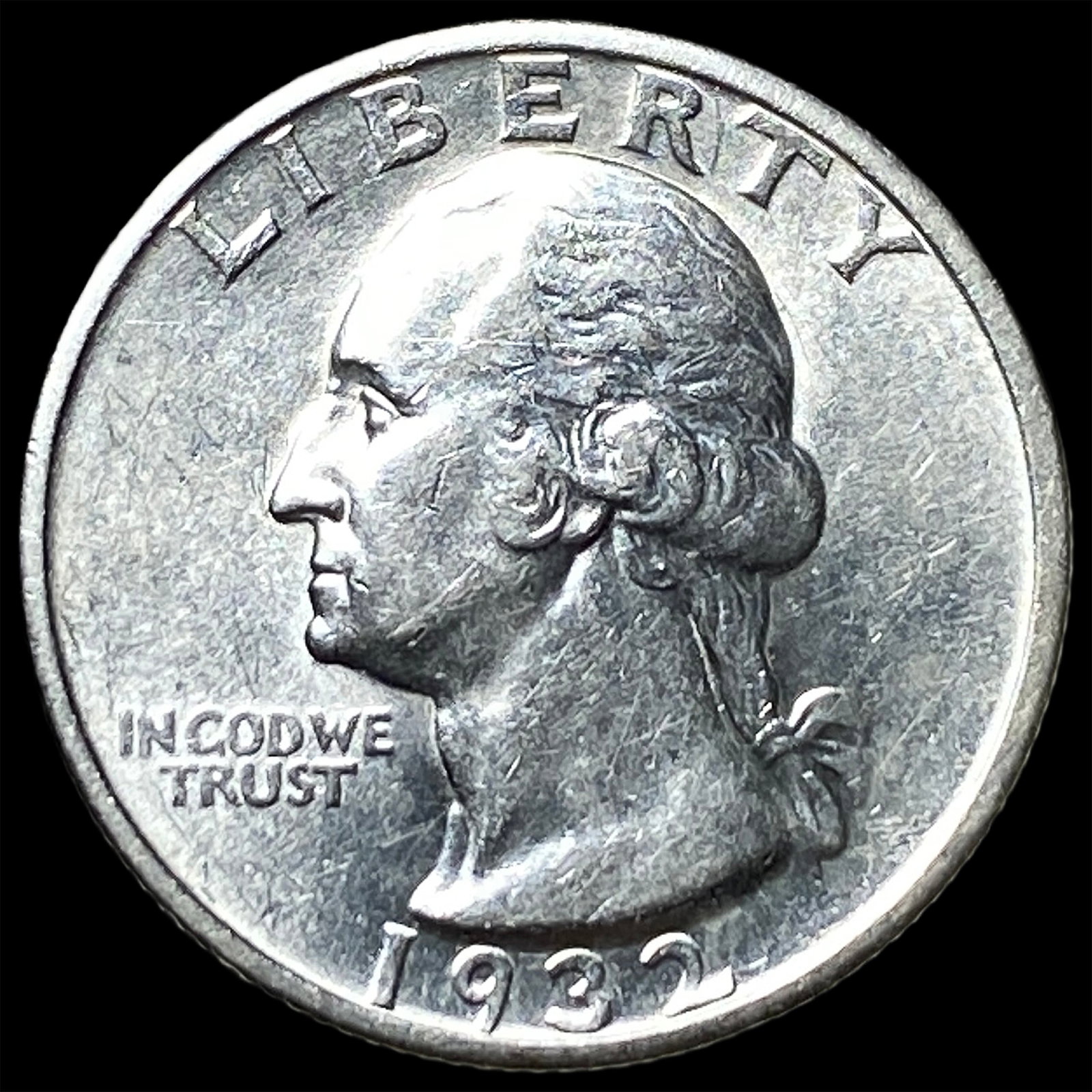 1932-S Silver Washington Quarter UNCIRCULATED: 1932-S Silver Washington Quarter UNCIRCULATED