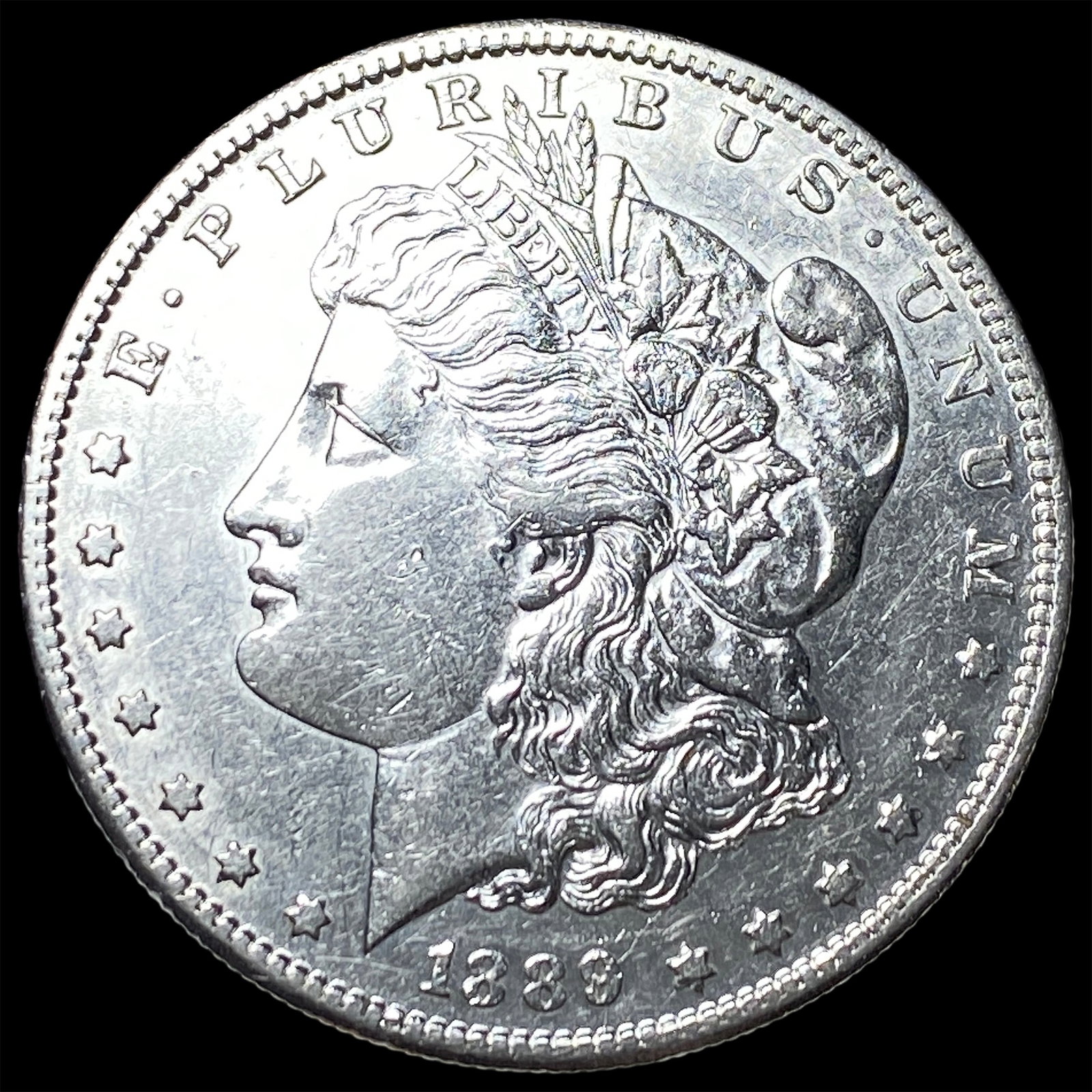 1889-S Silver Morgan Dollar CHOICE AU: 1889-S Silver Morgan Dollar CHOICE AU