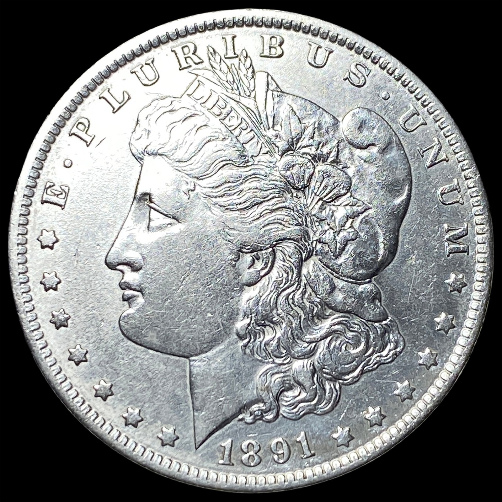 1891-O Silver Morgan Dollar NEARLY UNCIRCULATED: 1891-O Silver Morgan Dollar NEARLY UNCIRCULATED