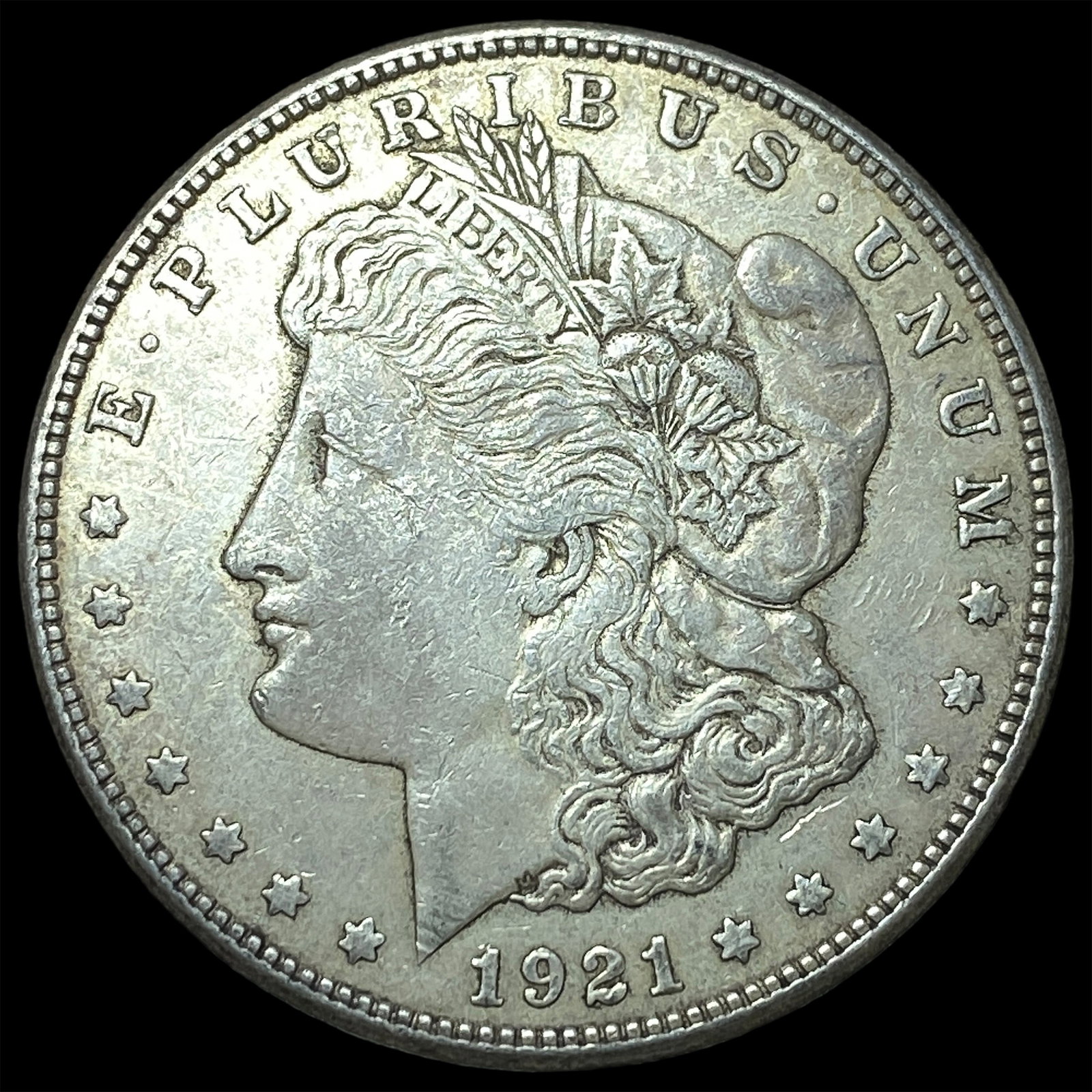 1921-S Silver Morgan Dollar NEARLY UNCIRCULATED: 1921-S Silver Morgan Dollar NEARLY UNCIRCULATED