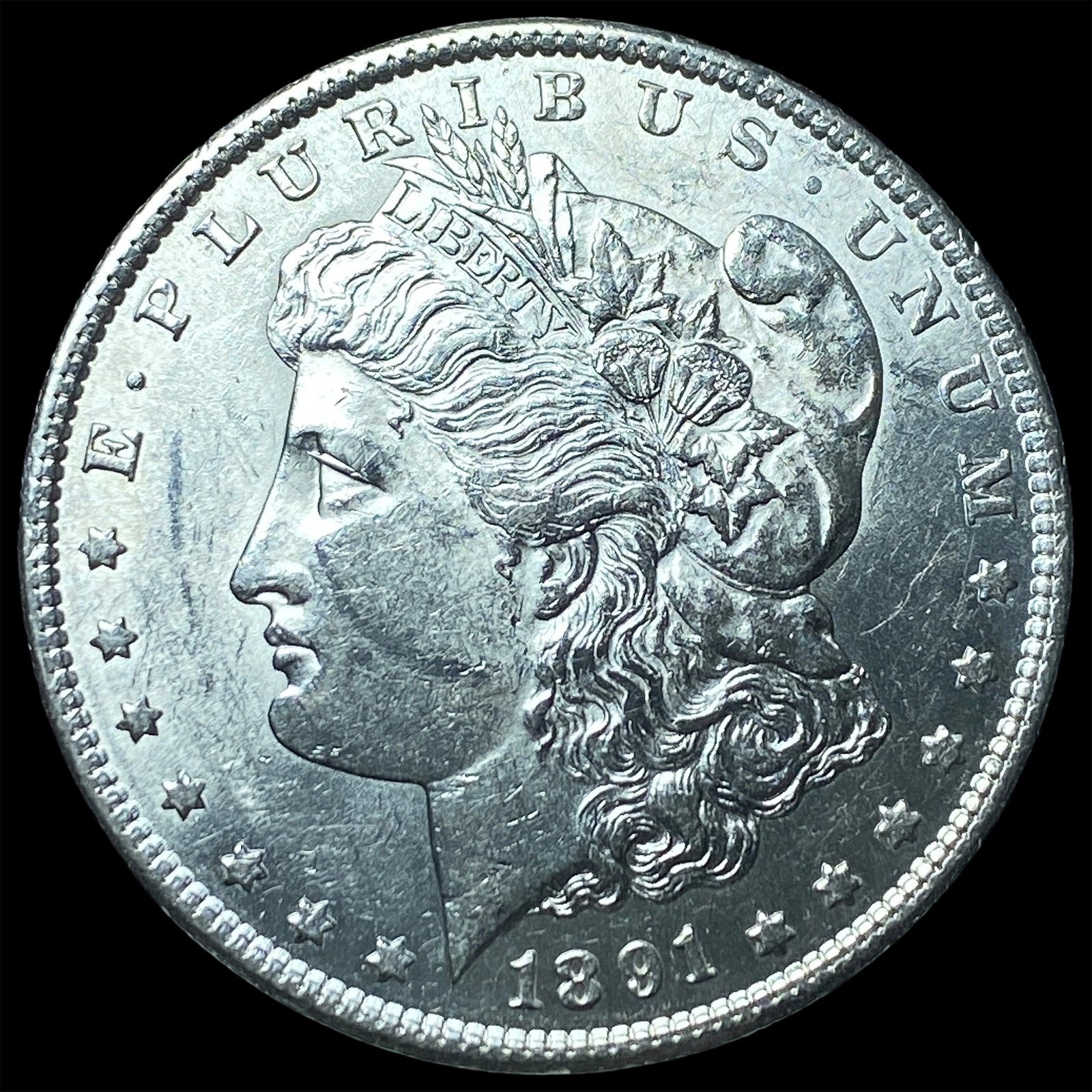 1891-S Silver Morgan Dollar UNCIRCULATED: 1891-S Silver Morgan Dollar UNCIRCULATED