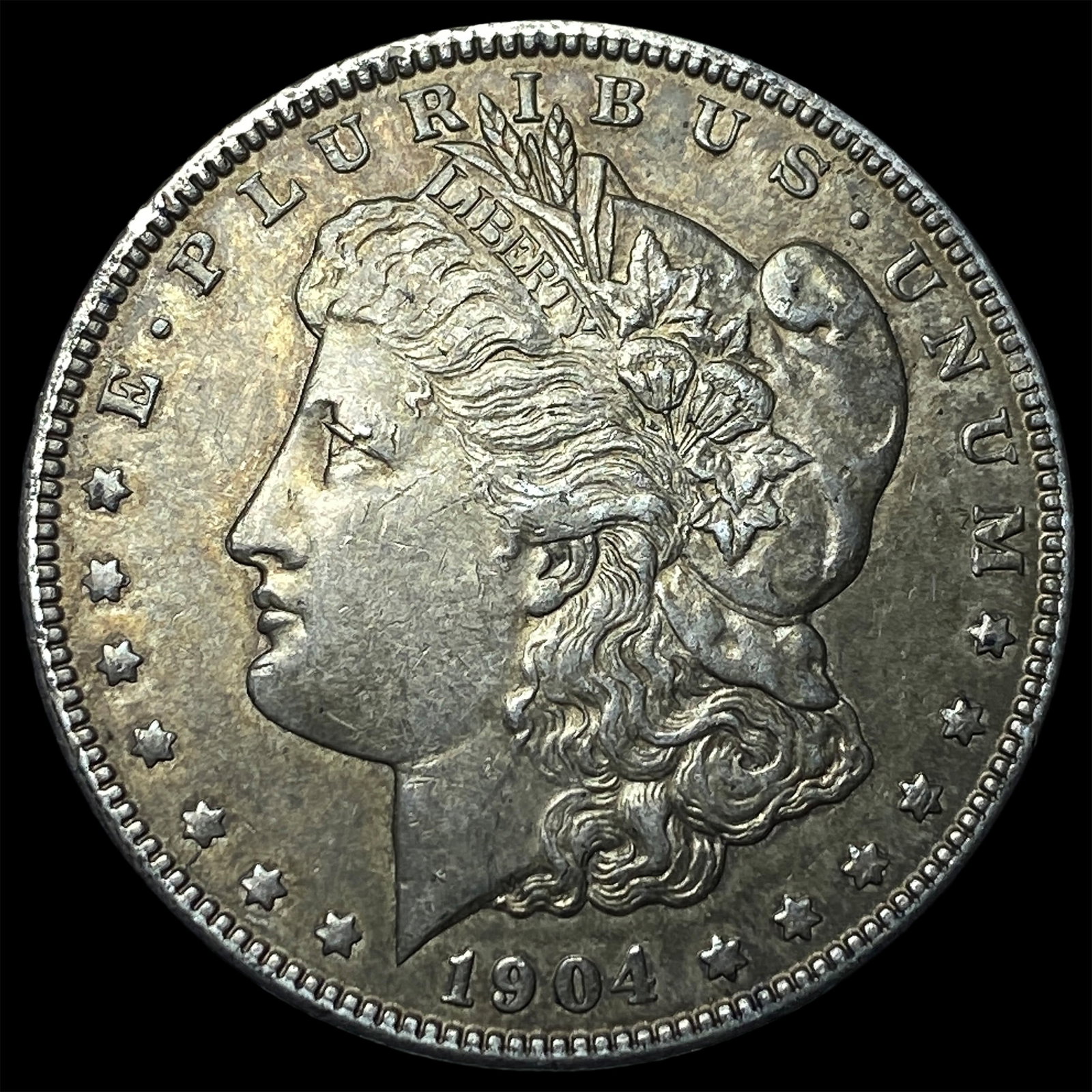 1904 Silver Morgan Dollar NEARLY UNCIRCULATED: 1904 Silver Morgan Dollar NEARLY UNCIRCULATED
