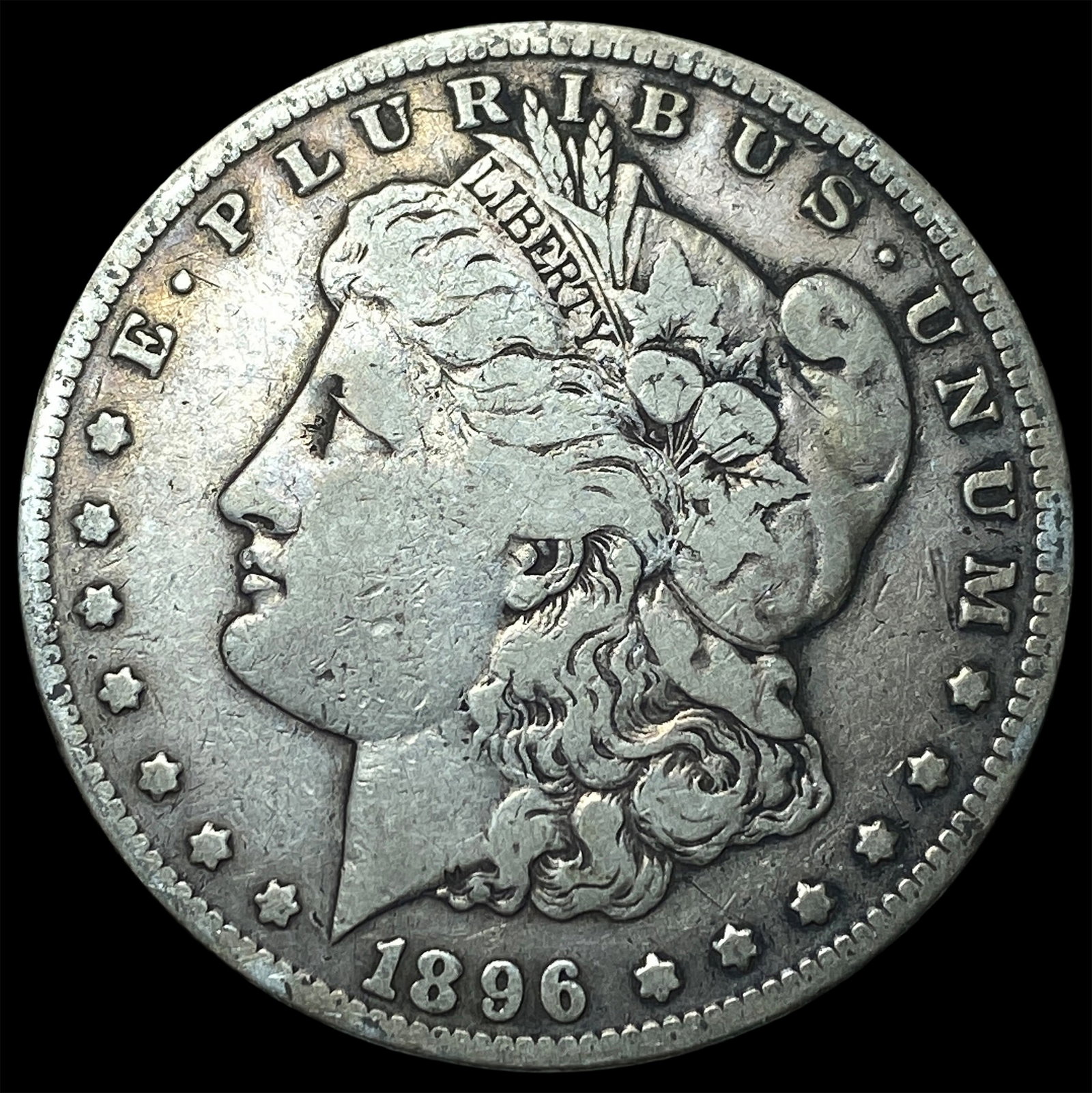 1896-S Silver Morgan Dollar NEARLY UNCIRCULATED: 1896-S Silver Morgan Dollar NEARLY UNCIRCULATED