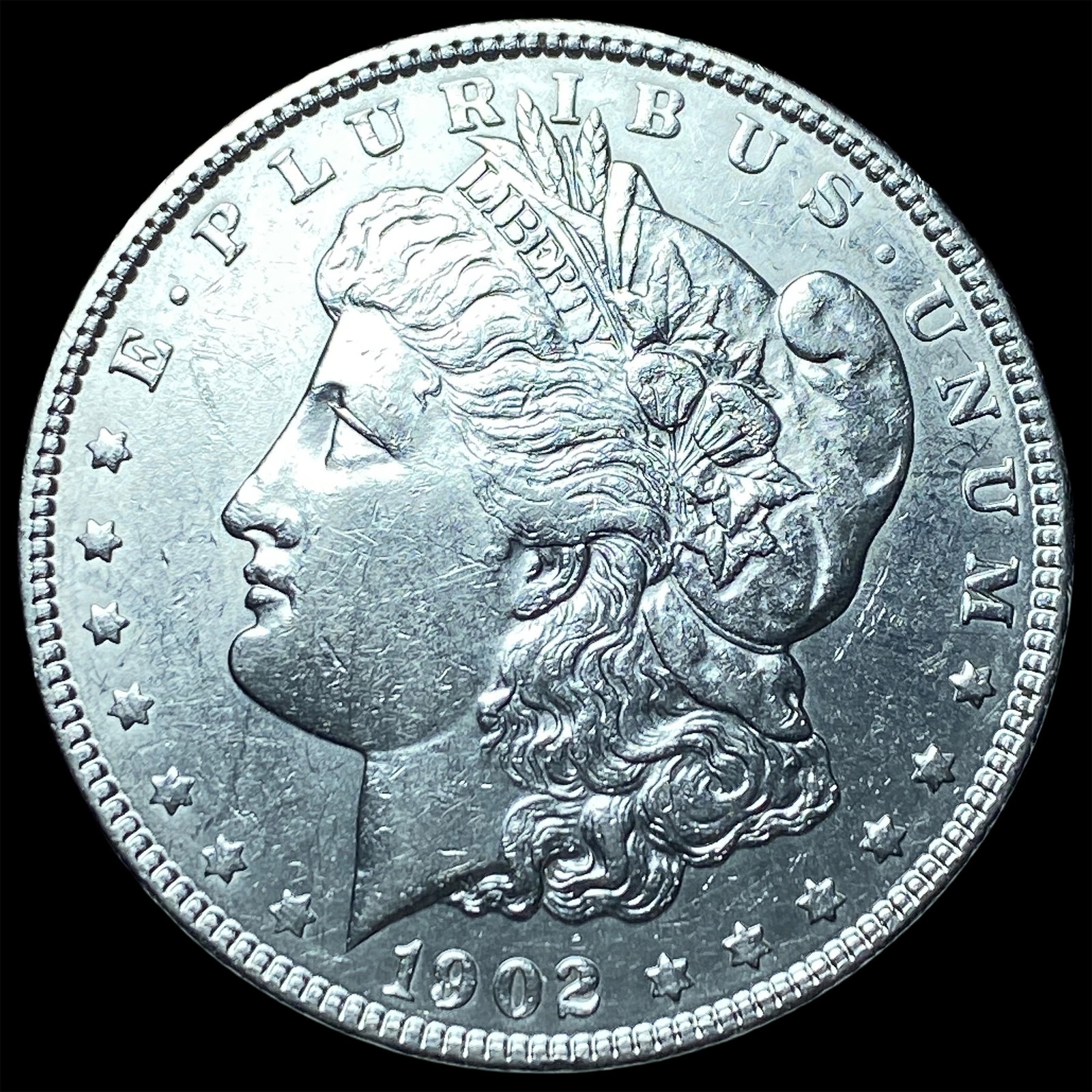 1902 Silver Morgan Dollar CLOSELY UNCIRCULATED: 1902 Silver Morgan Dollar CLOSELY UNCIRCULATED
