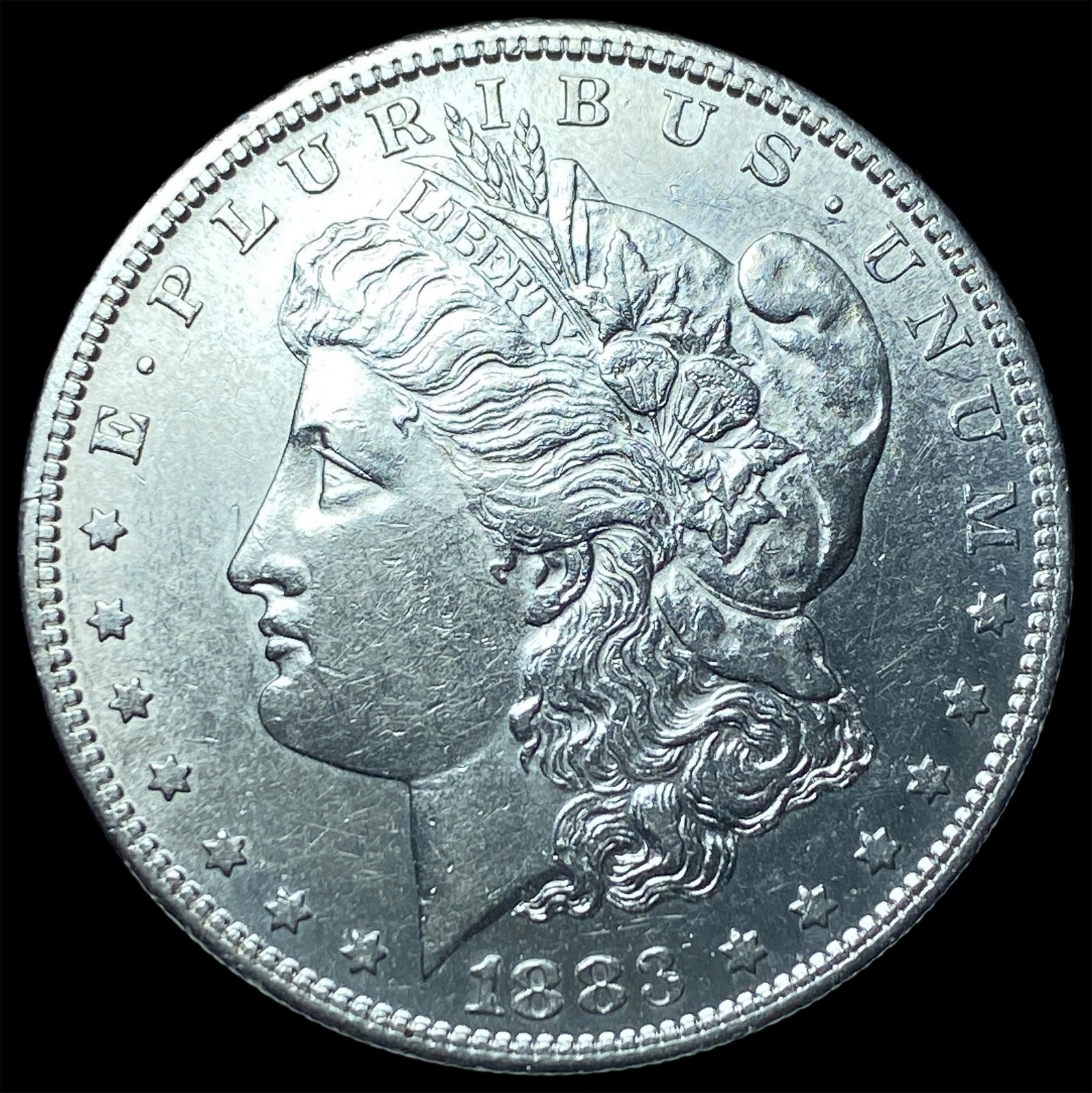 1883-S Silver Morgan Dollar CHOICE AU: 1883-S Silver Morgan Dollar CHOICE AU