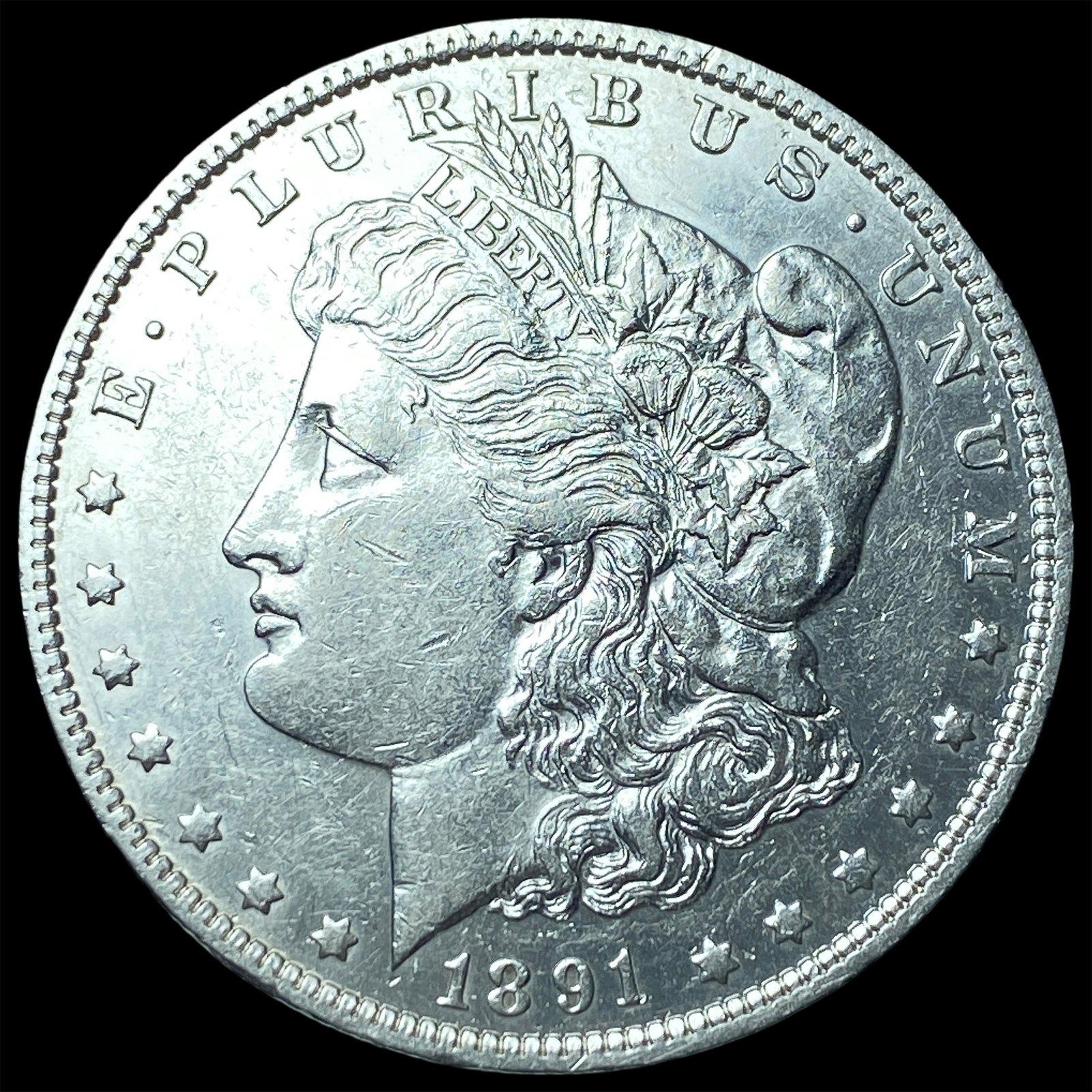 1891-O Silver Morgan Dollar CLOSELY UNCIRCULATED: 1891-O Silver Morgan Dollar CLOSELY UNCIRCULATED