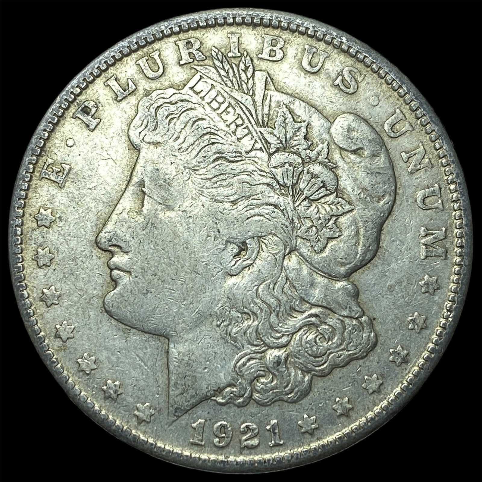 1921-S Silver Morgan Dollar NEARLY UNCIRCULATED: 1921-S Silver Morgan Dollar NEARLY UNCIRCULATED