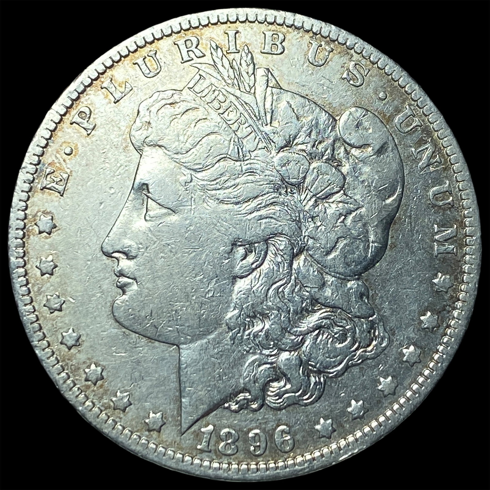 1896-O Silver Morgan Dollar NEARLY UNCIRCULATED: 1896-O Silver Morgan Dollar NEARLY UNCIRCULATED