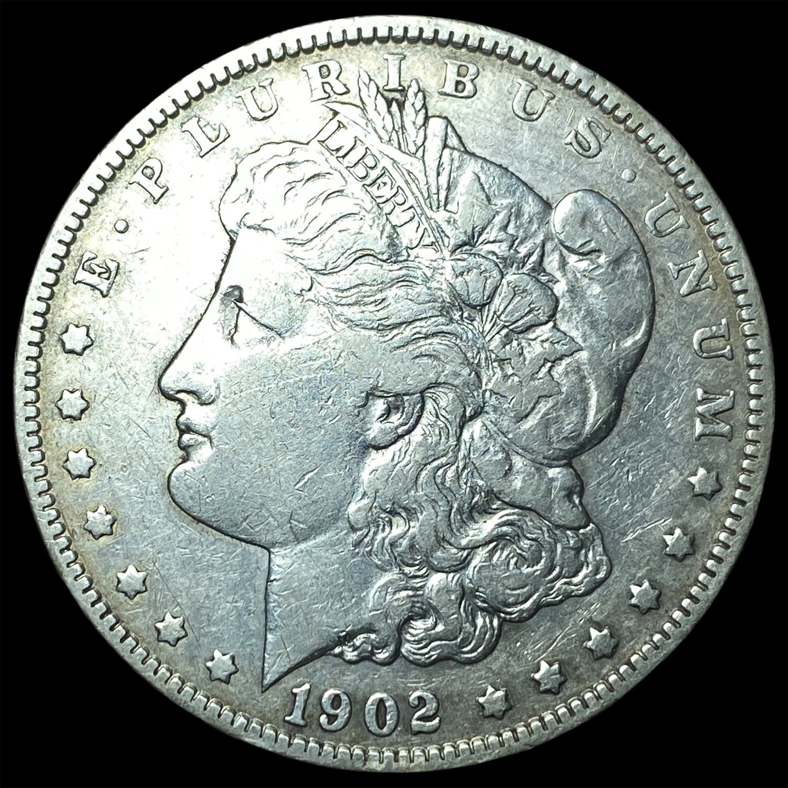 1902 Morgan Silver Dollar NEARLY UNCIRCULATED: 1902 Morgan Silver Dollar NEARLY UNCIRCULATED