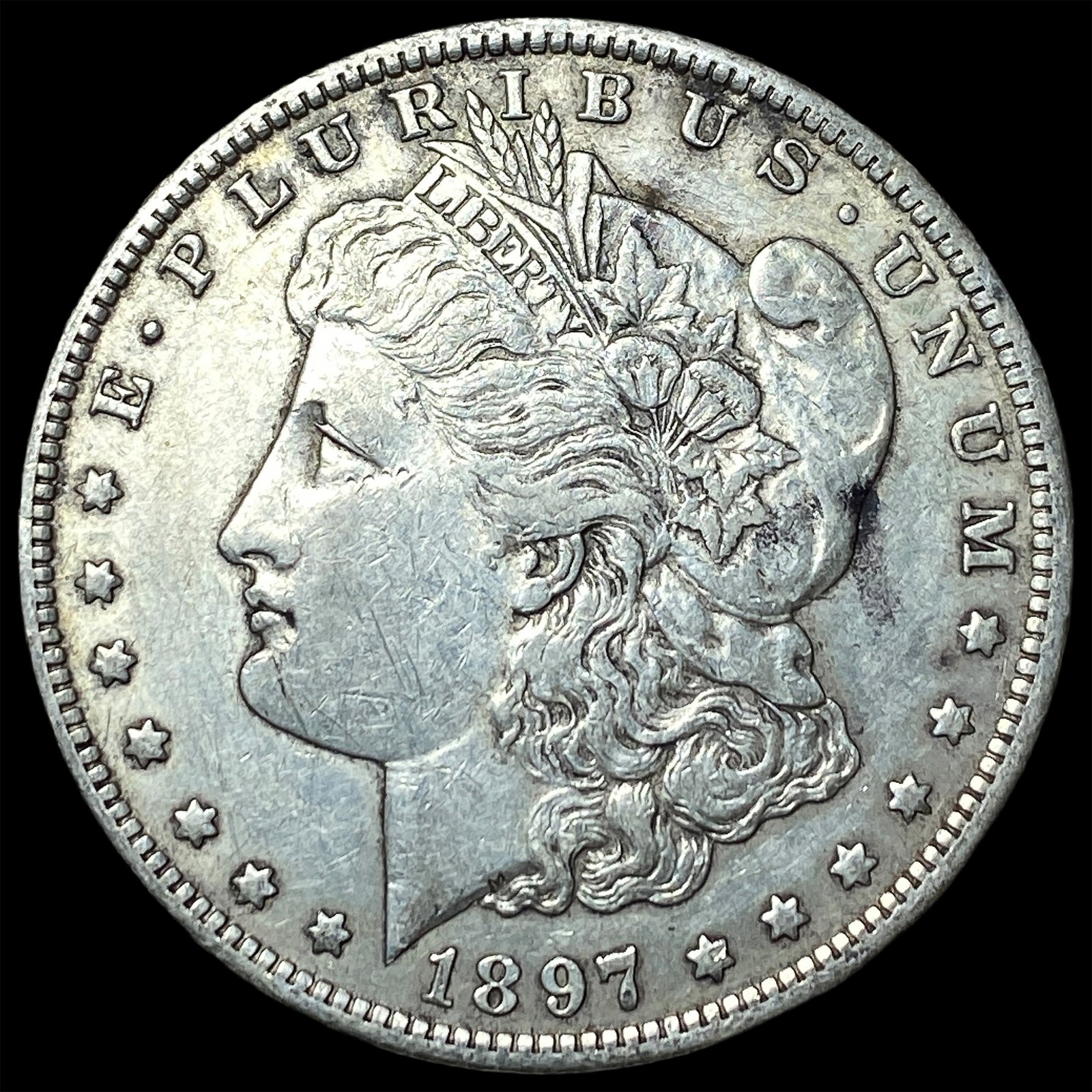 1897 Silver Morgan Dollar LIGHTLY CIRCULATED: 1897 Silver Morgan Dollar LIGHTLY CIRCULATED