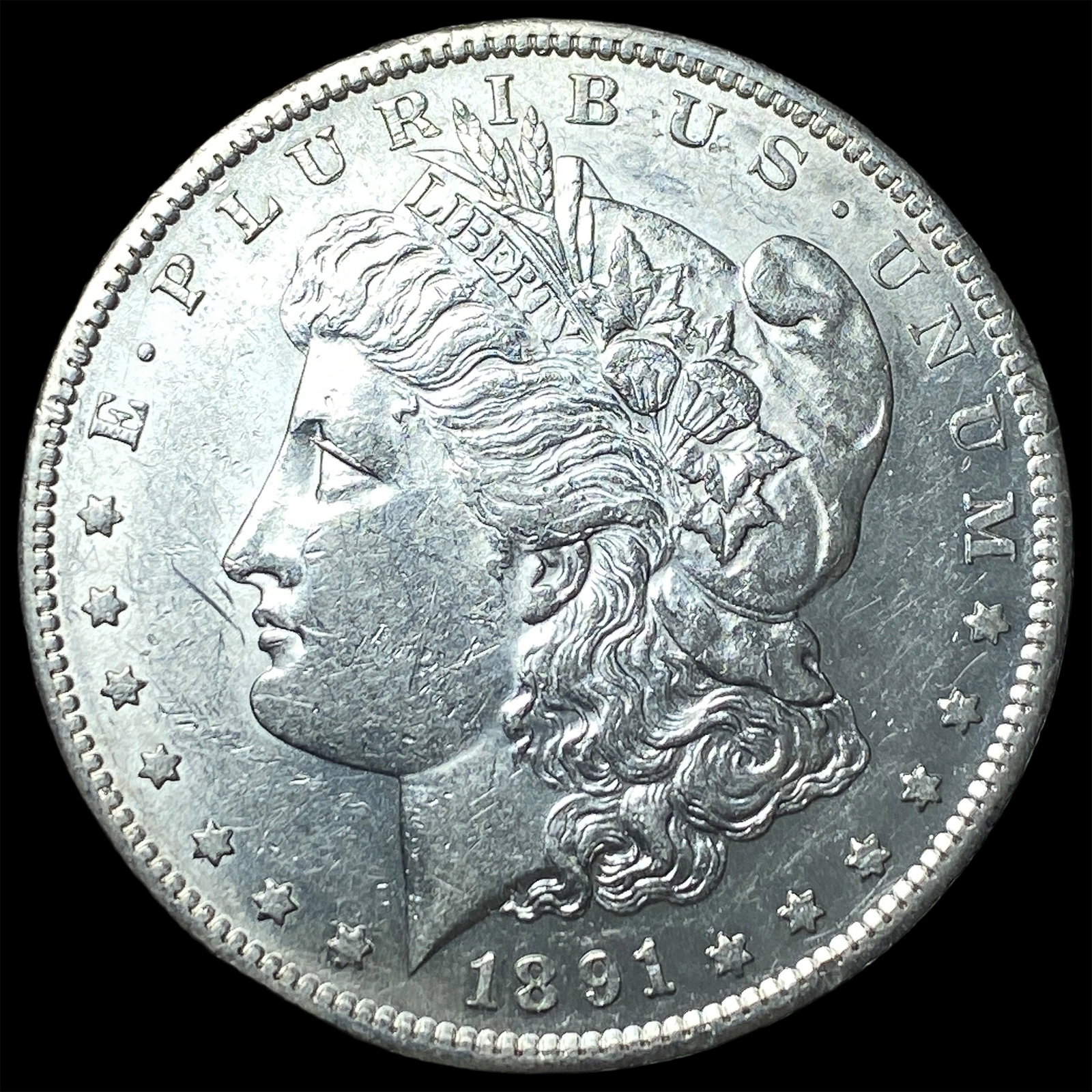 1891-S Silver Morgan Dollar UNCIRCULATED: 1891-S Silver Morgan Dollar UNCIRCULATED