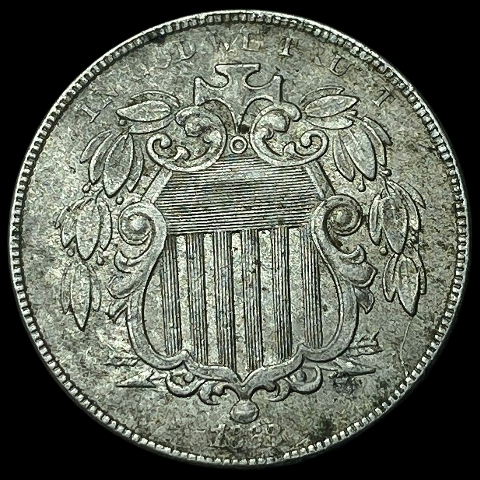 1868 Shield Nickel CLOSELY UNCIRCULATED (1 of 2)