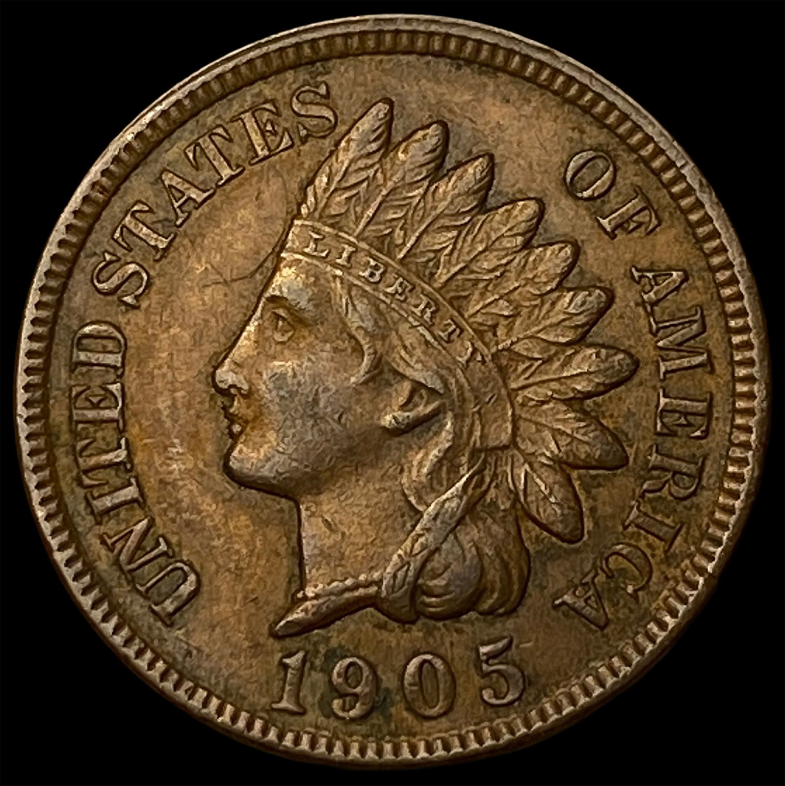 1905 Indian Head Cent CHOICE AU (1 of 2)