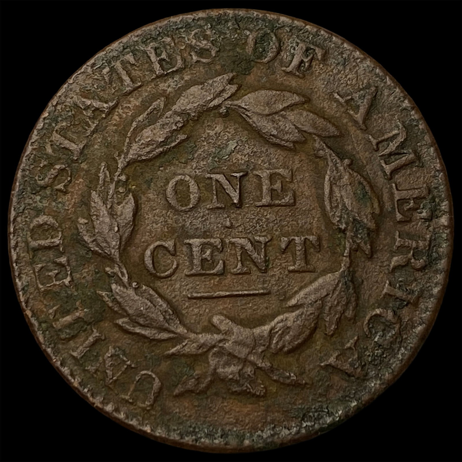 1828 Large Cent NEARLY UNCIRCULATED - 2