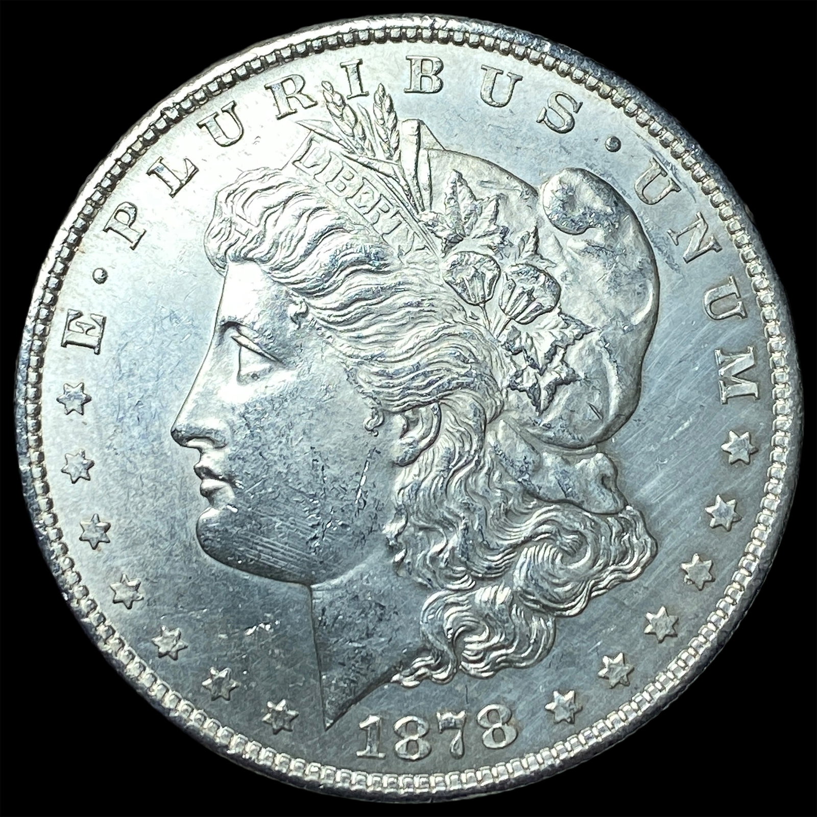 1878 Silver Morgan Dollar UNCIRCULATED: 1878 Silver Morgan Dollar UNCIRCULATED