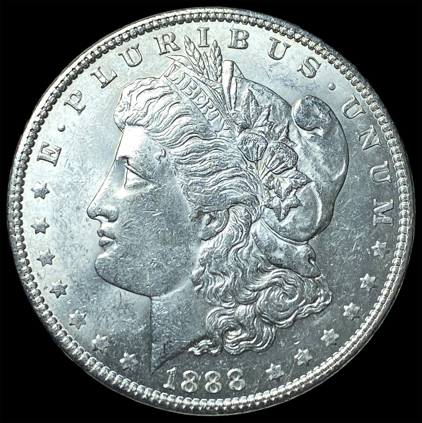 1888-S Silver Morgan Dollar GEM BU: 1888-S Silver Morgan Dollar GEM BU