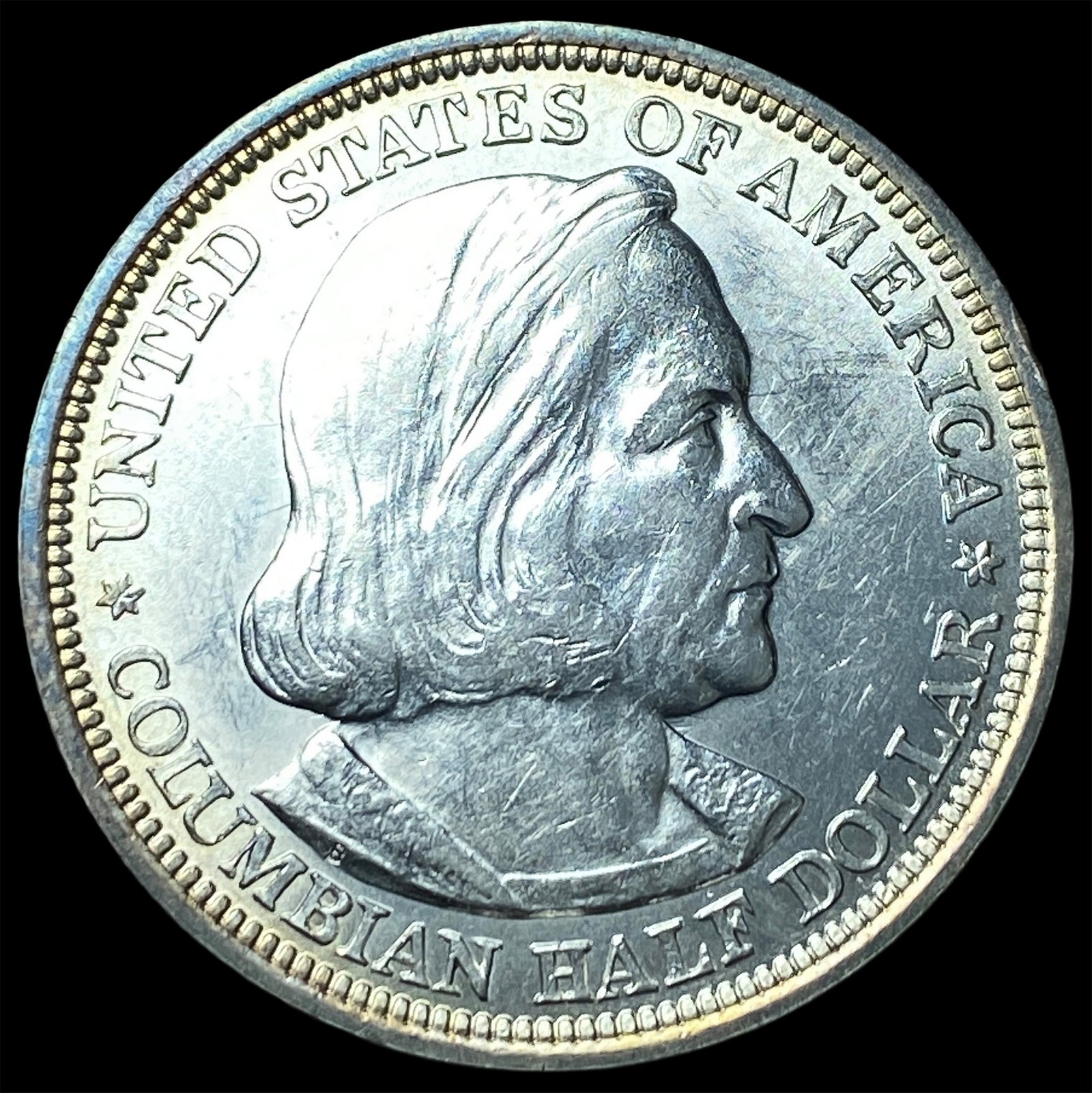 1893 Silver Columbian Expo Half Dollar GEM BU (1 of 2)