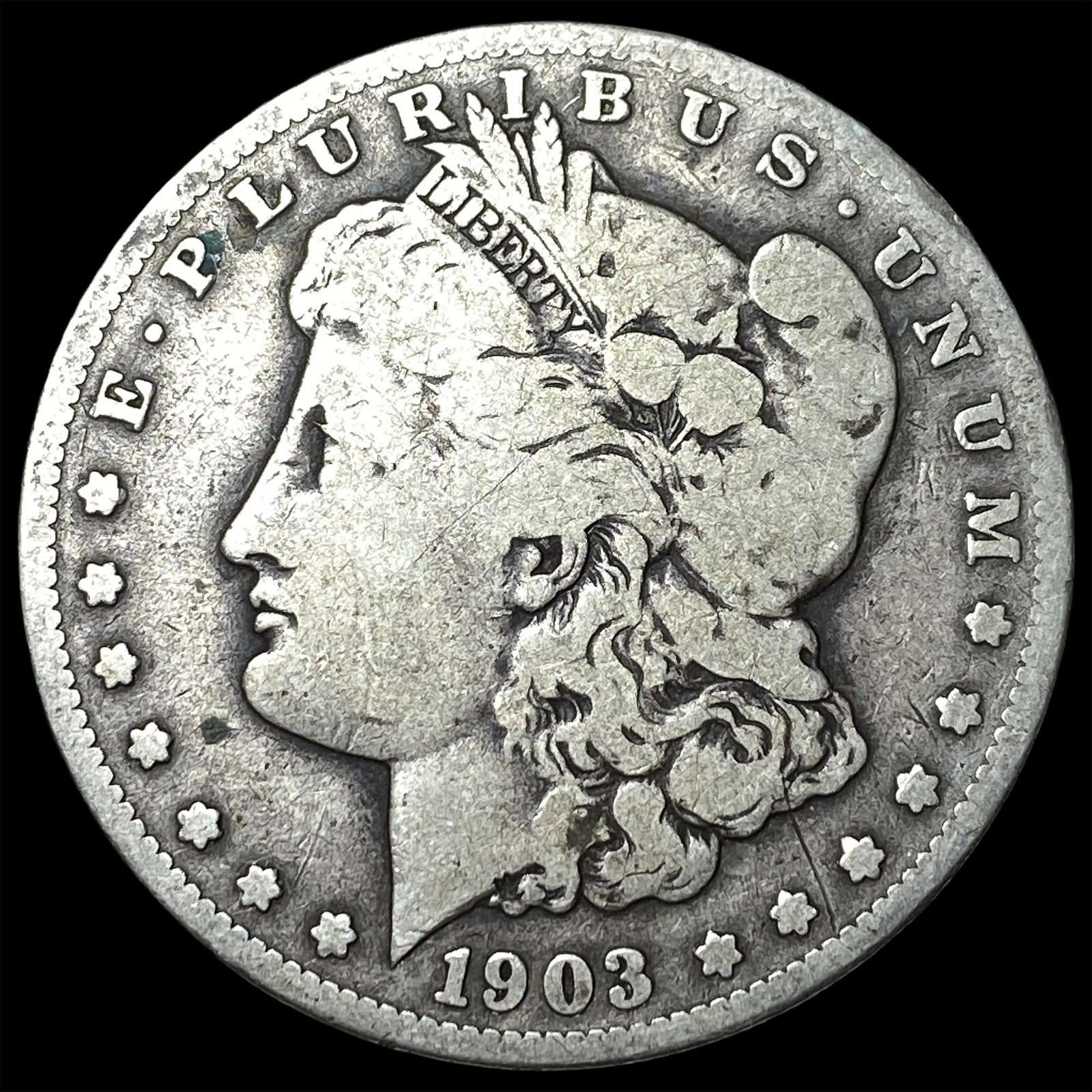 1903-S Silver Morgan Dollar NEARLY UNCIRCULATED: 1903-S Silver Morgan Dollar NEARLY UNCIRCULATED