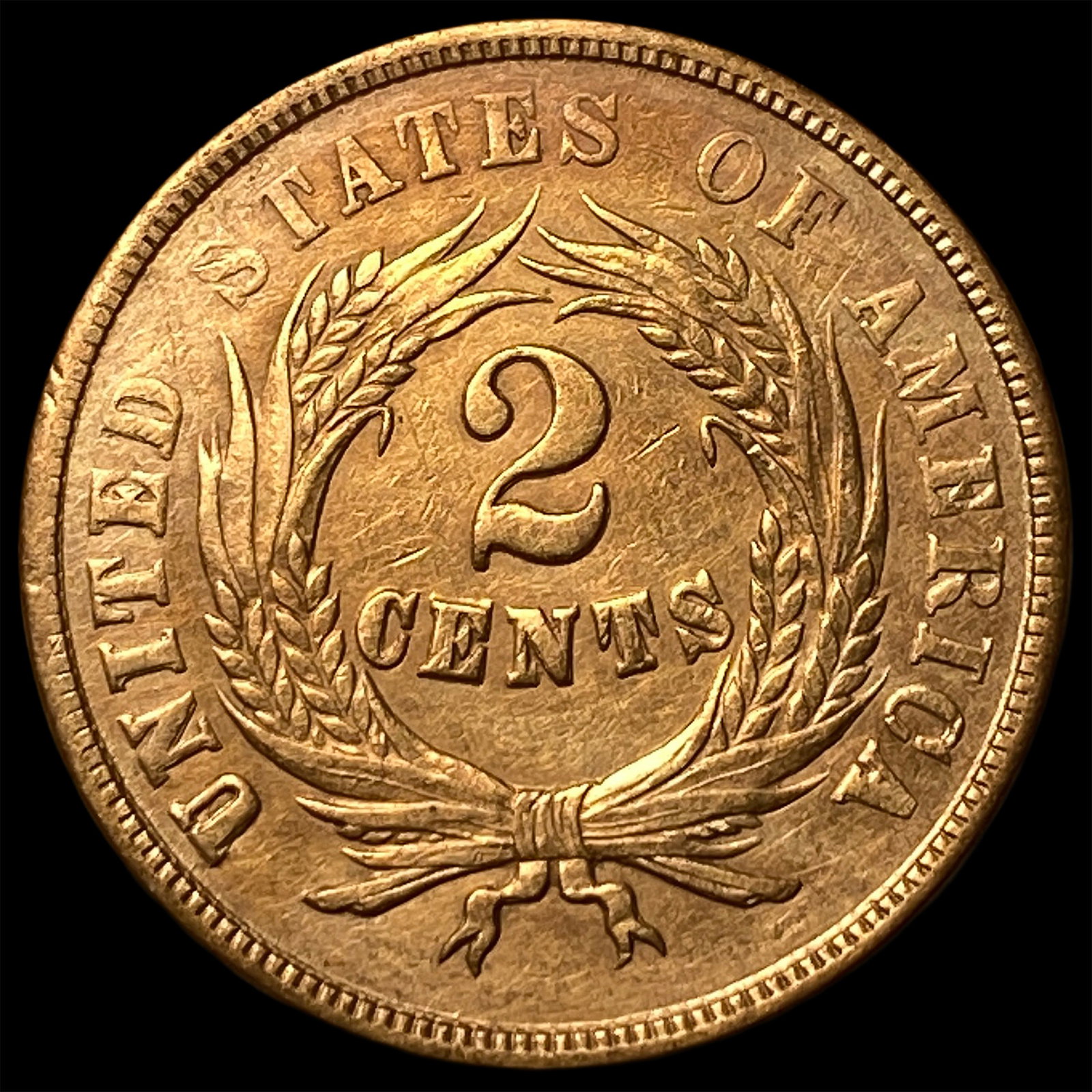 1864 Bronze Two-Cent Piece UNCIRCULATED - 2