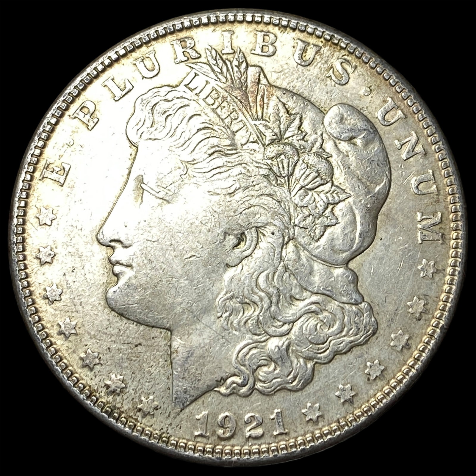 1921 Silver Morgan Dollar NEARLY UNCIRCULATED: 1921 Silver Morgan Dollar NEARLY UNCIRCULATED