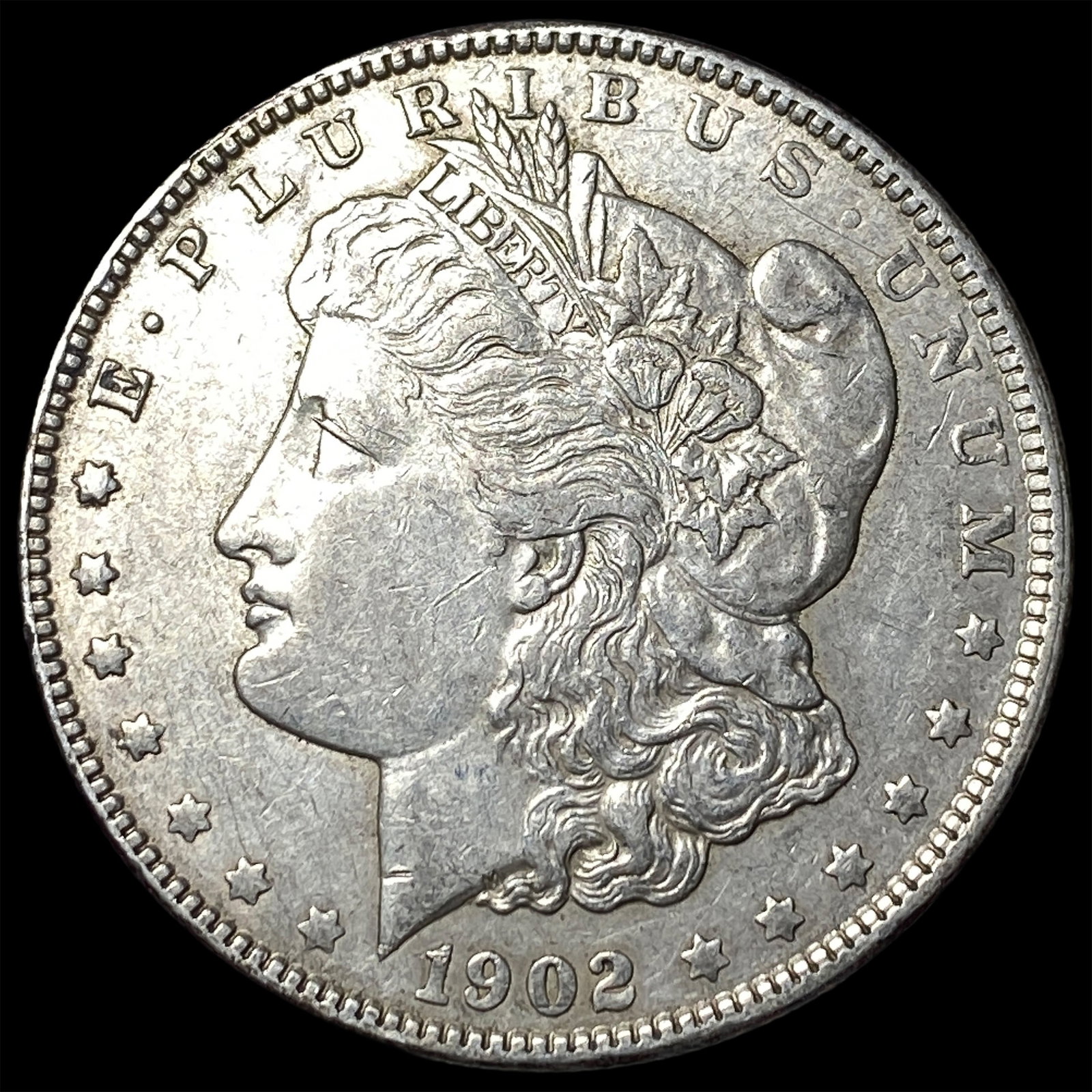 1902 Morgan Silver Dollar CLOSELY UNCIRCULATED: 1902 Morgan Silver Dollar CLOSELY UNCIRCULATED