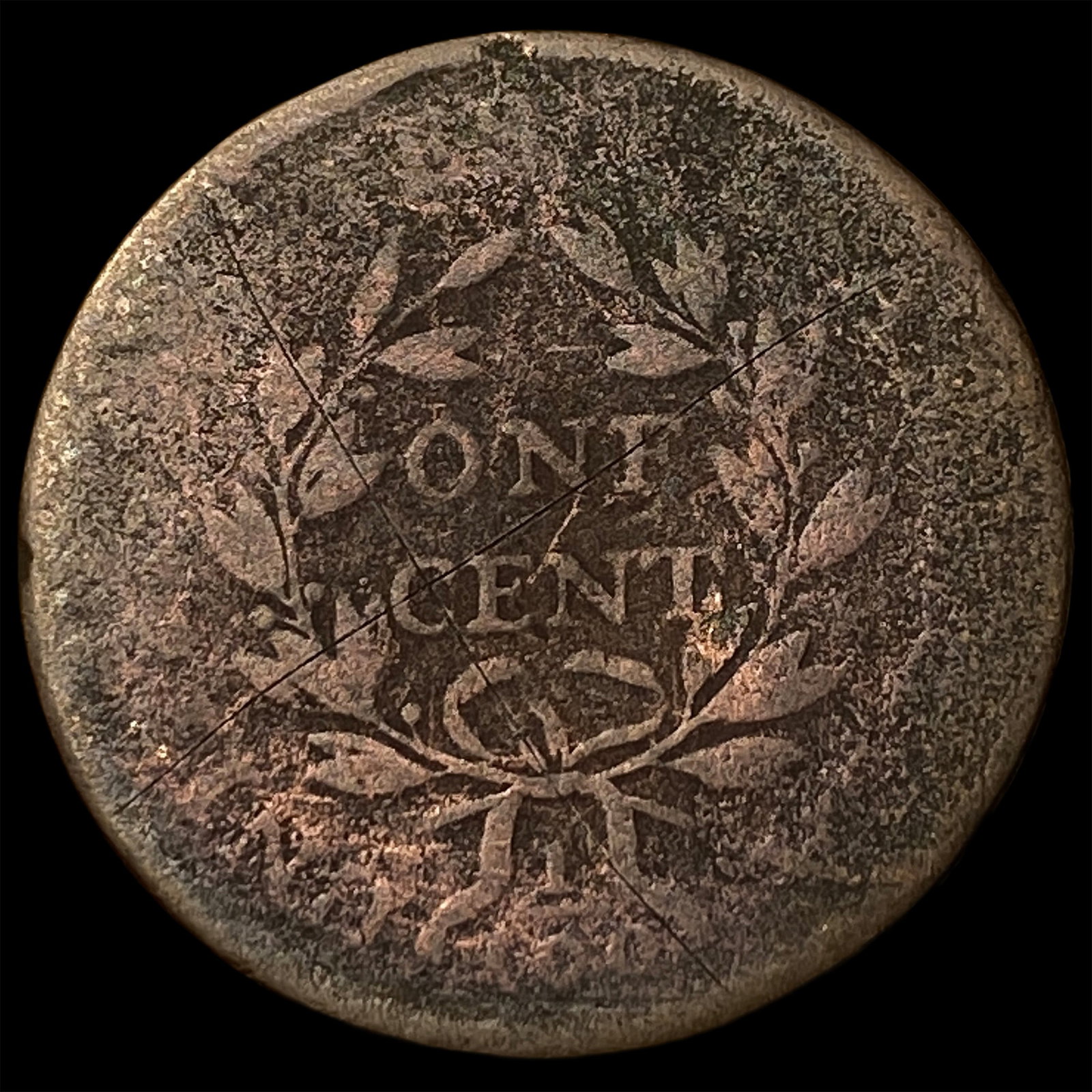 1798 Draped Bust Large Cent NICELY CIRCULATED - 2