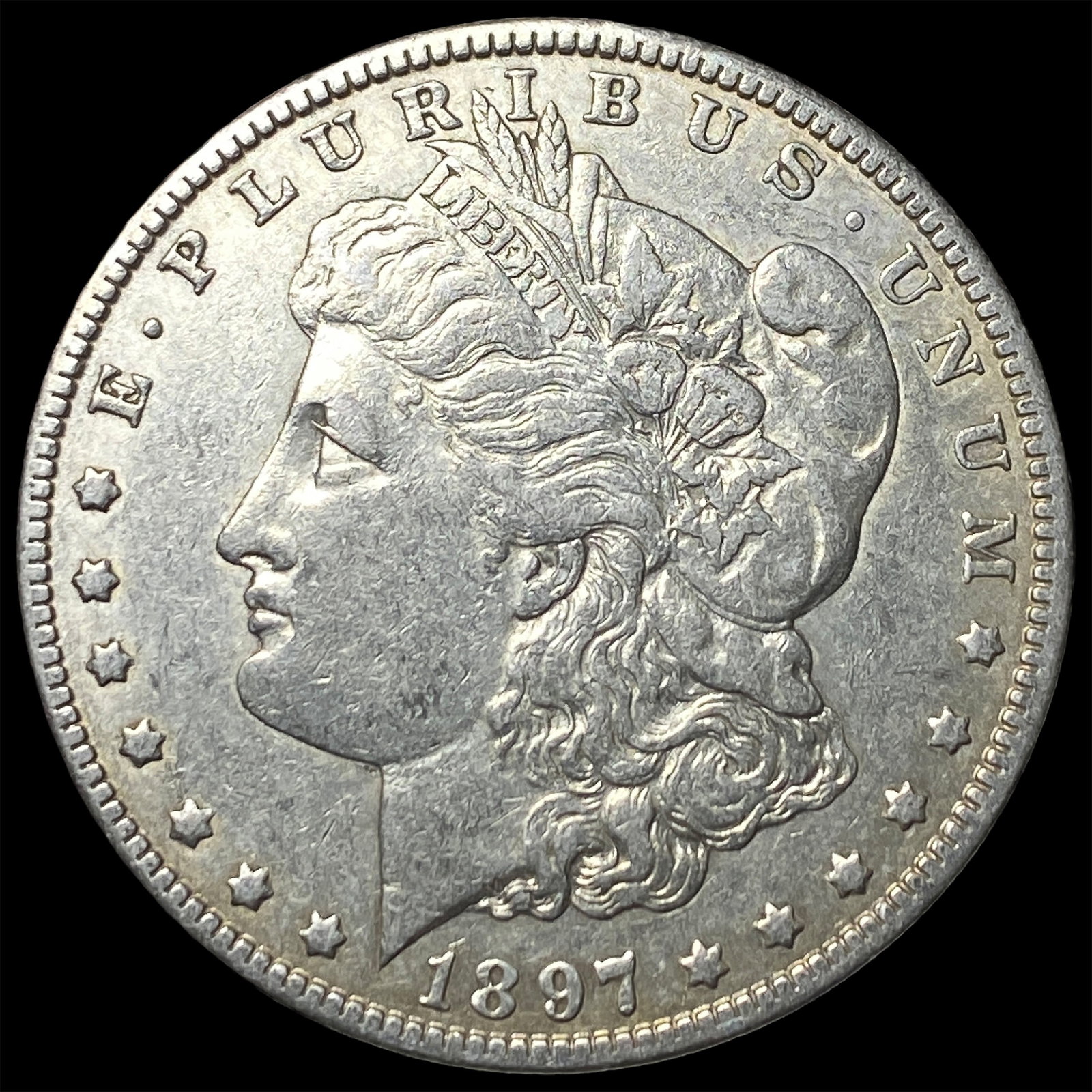 1897-O Silver Morgan Dollar LIGHTLY CIRCULATED: 1897-O Silver Morgan Dollar LIGHTLY CIRCULATED