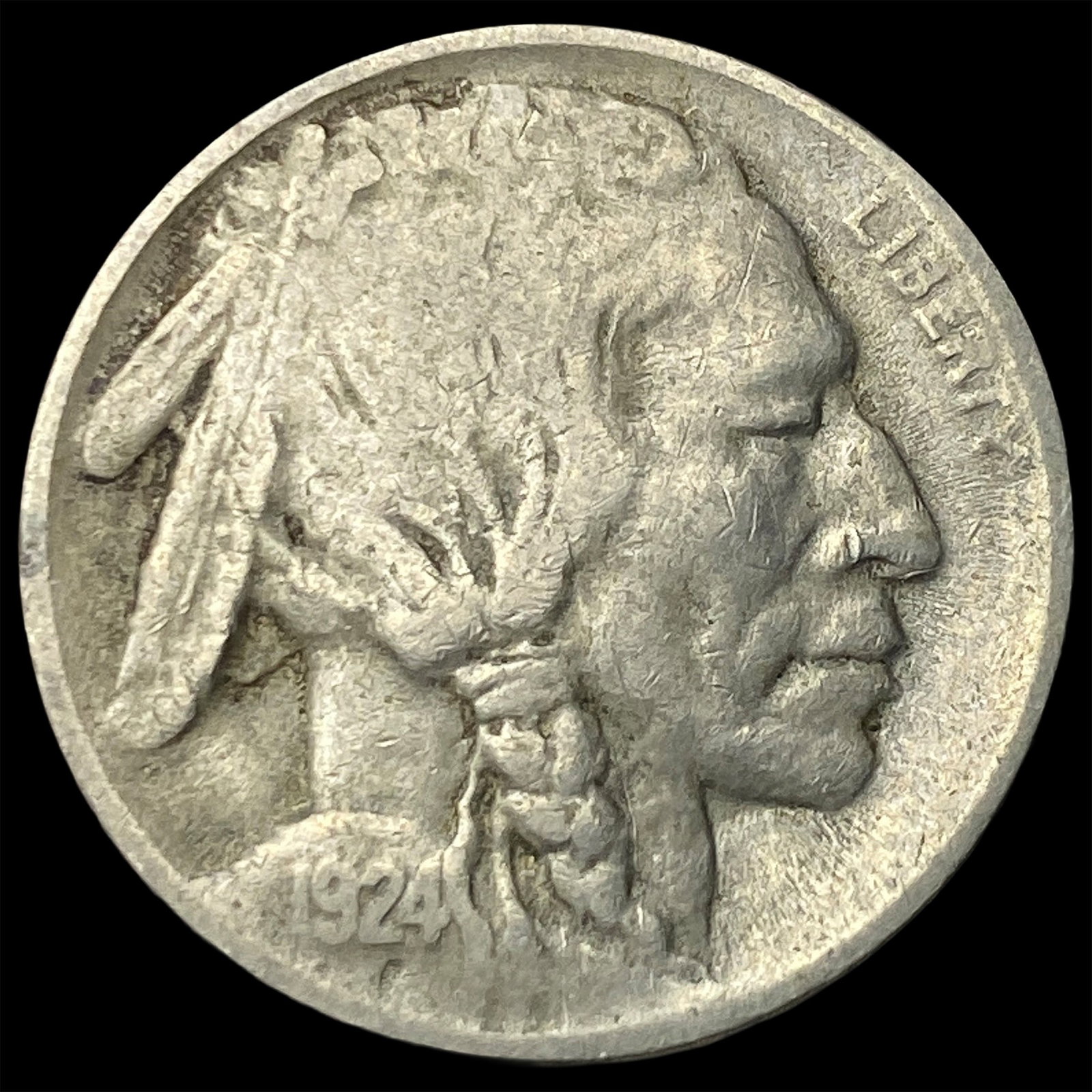 1924-S Buffalo Nickel LIGHTLY CIRCULATED (1 of 2)