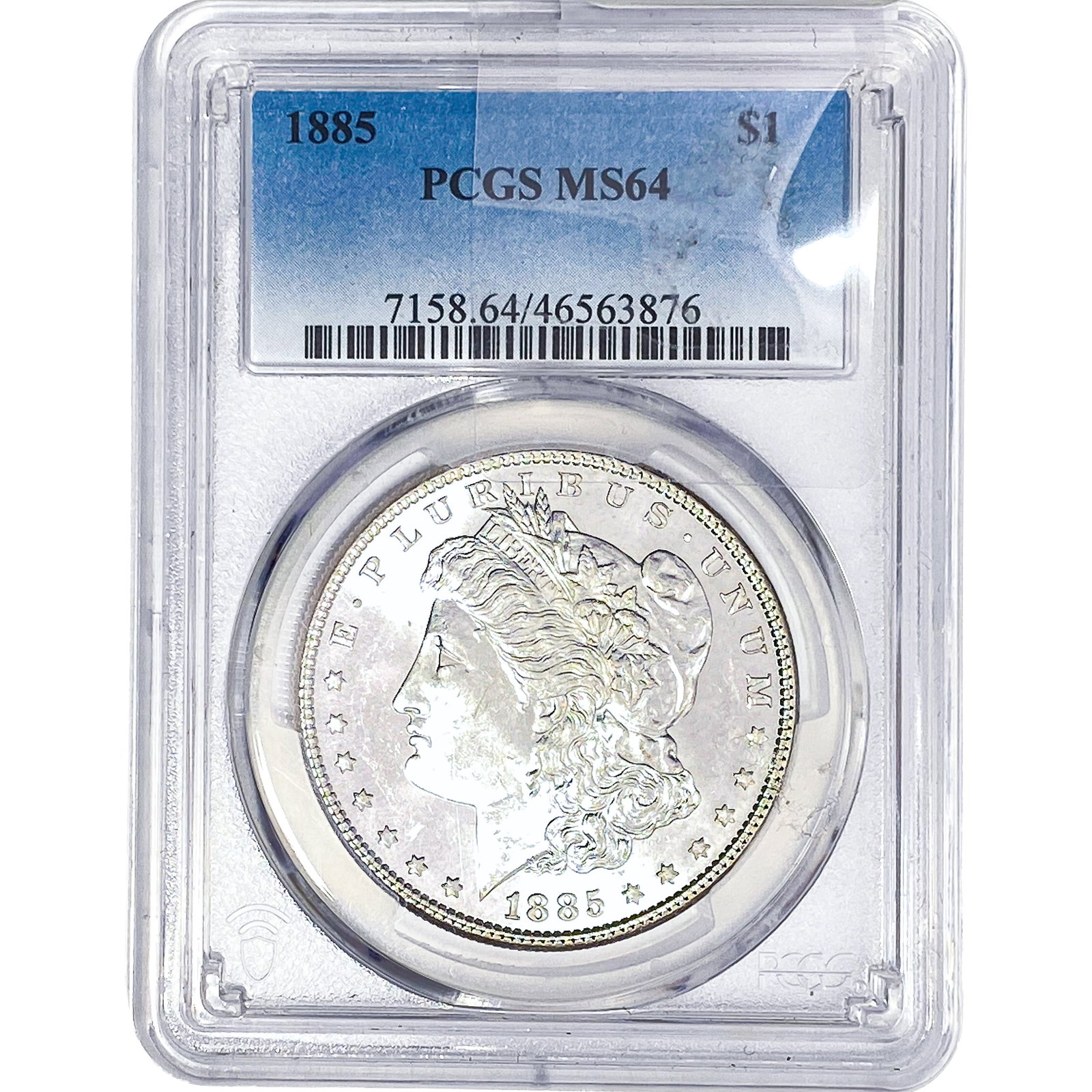 1885 Morgan Silver Dollar PCGS MS64: 1885 Morgan Silver Dollar PCGS MS64