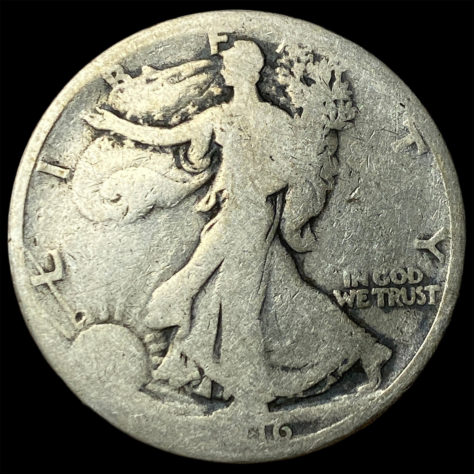 1916 Walking Liberty Half Dollar NICELY CIRCULATED (1 of 2)