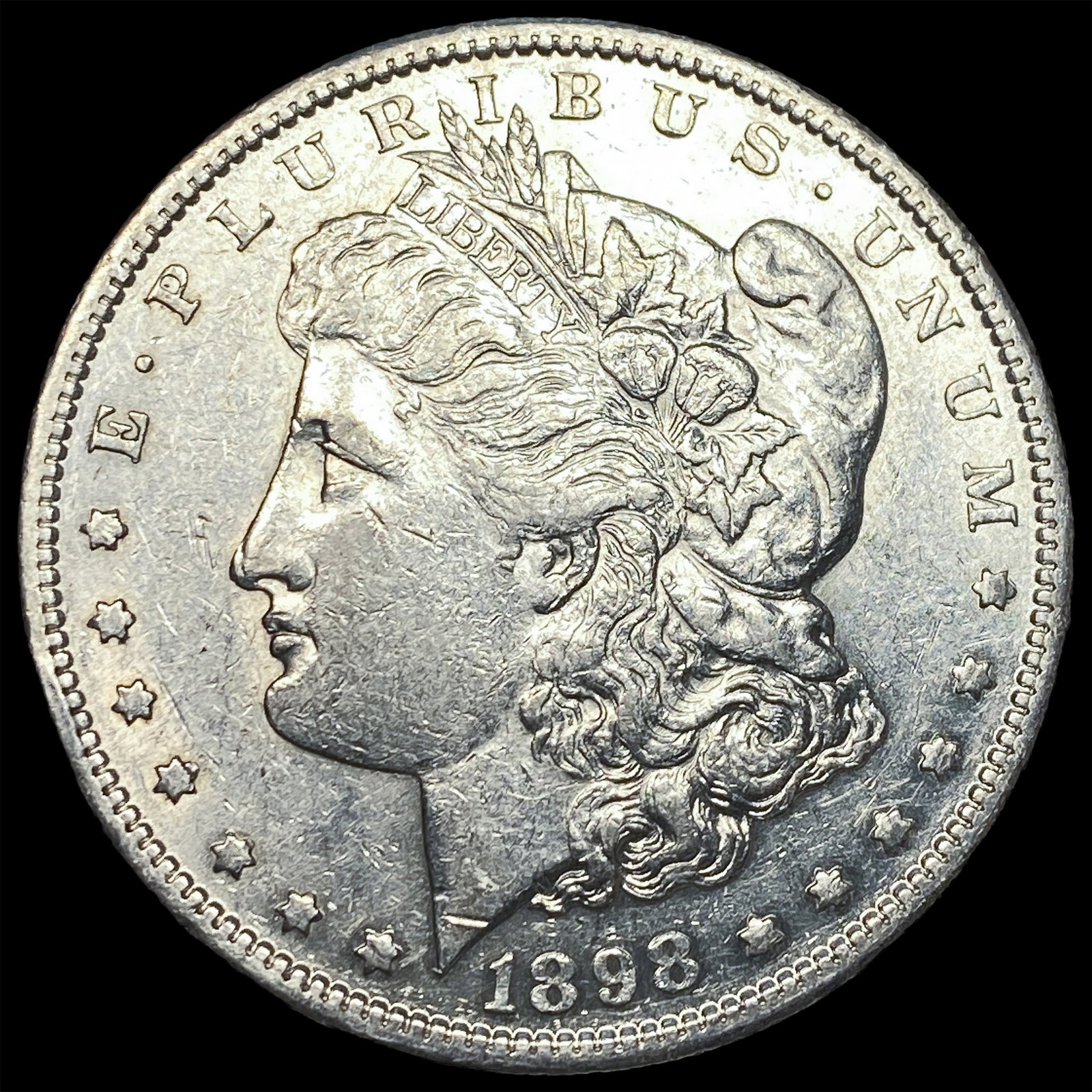 1898-S Silver Morgan Dollar CLOSELY UNCIRCULATED: 1898-S Silver Morgan Dollar CLOSELY UNCIRCULATED