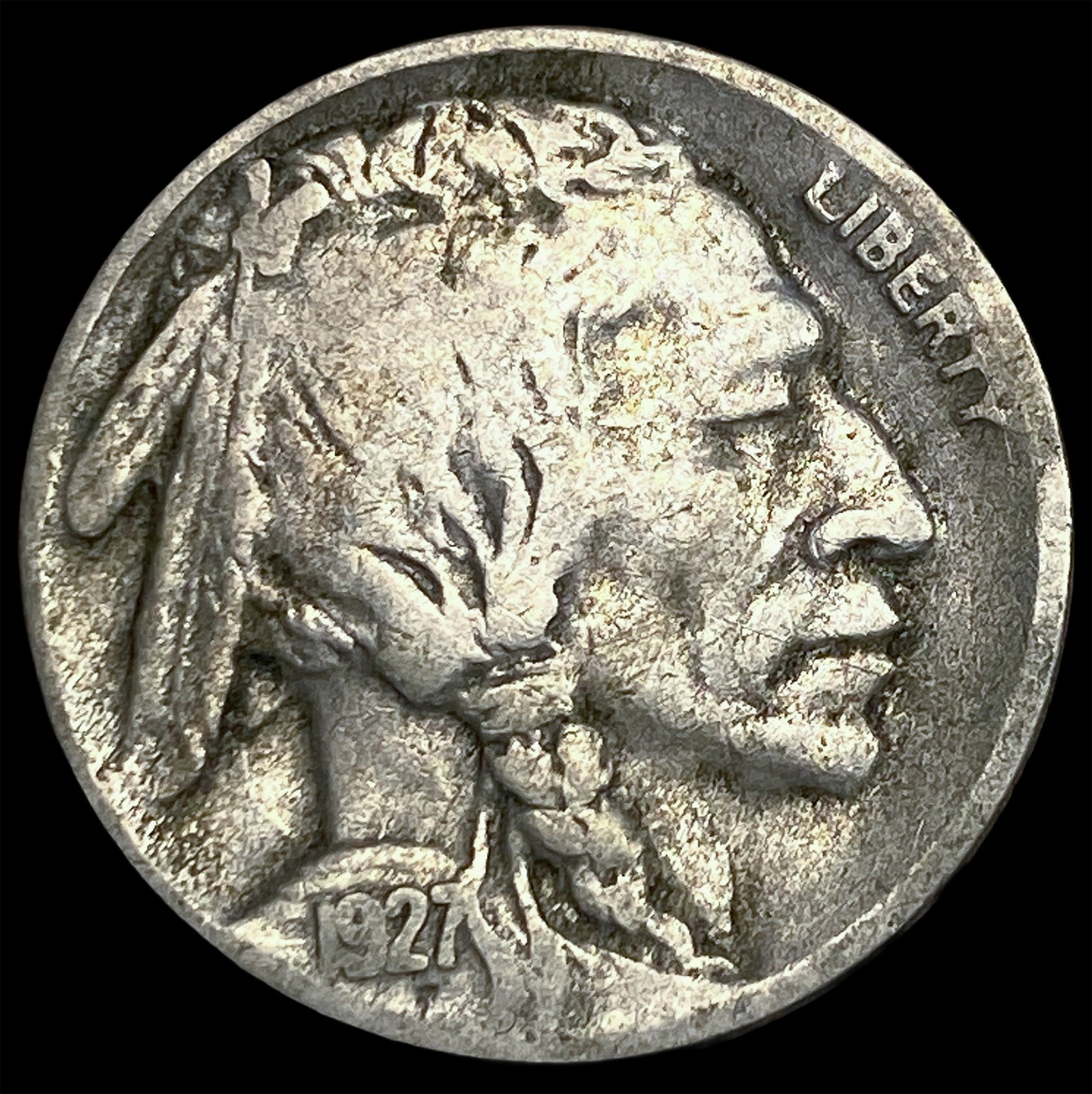 1927-S Buffalo Nickel LIGHTLY CIRCULATED: 1927-S Buffalo Nickel LIGHTLY CIRCULATED