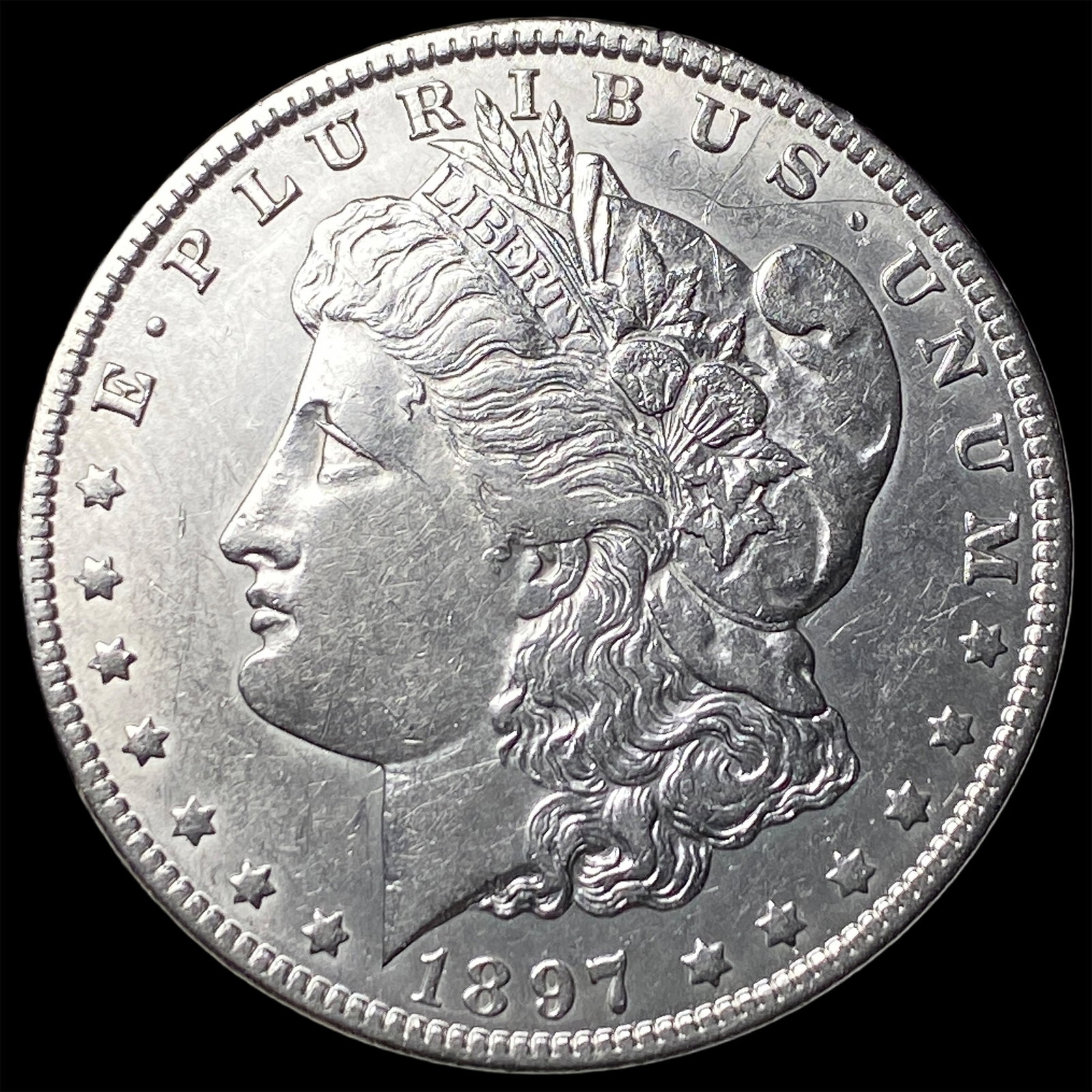 1897-O Morgan Silver Dollar CLOSELY UNCIRCULATED: 1897-O Morgan Silver Dollar CLOSELY UNCIRCULATED