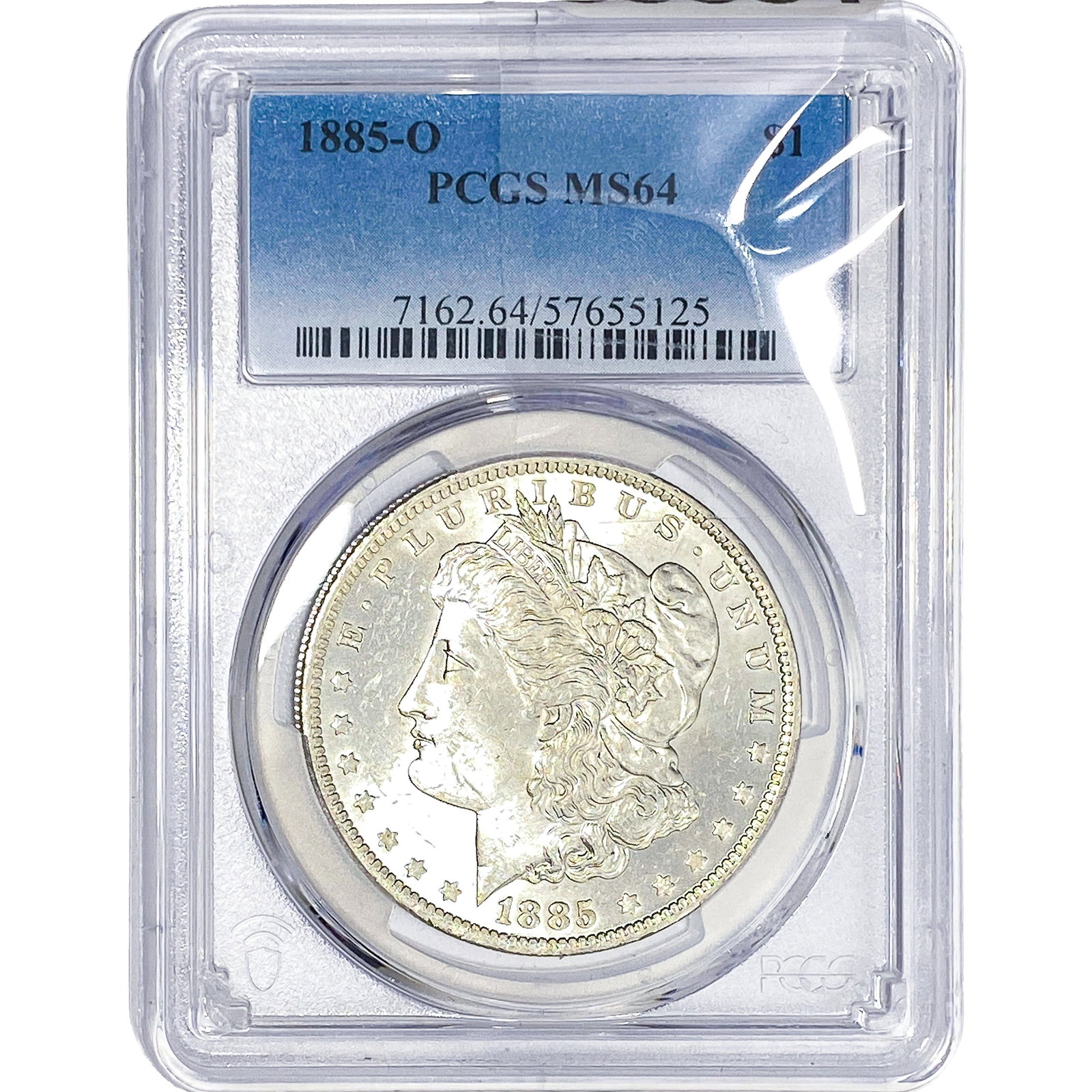 1885-O Morgan Silver Dollar PCGS MS64: 1885-O Morgan Silver Dollar PCGS MS64