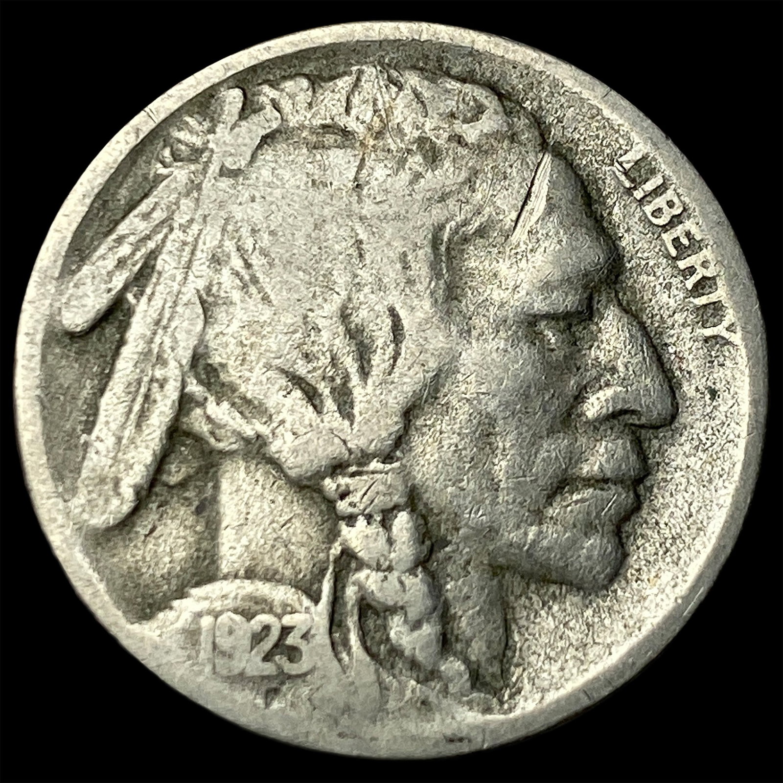 1923-S Buffalo Nickel LIGHTLY CIRCULATED: 1923-S Buffalo Nickel LIGHTLY CIRCULATED