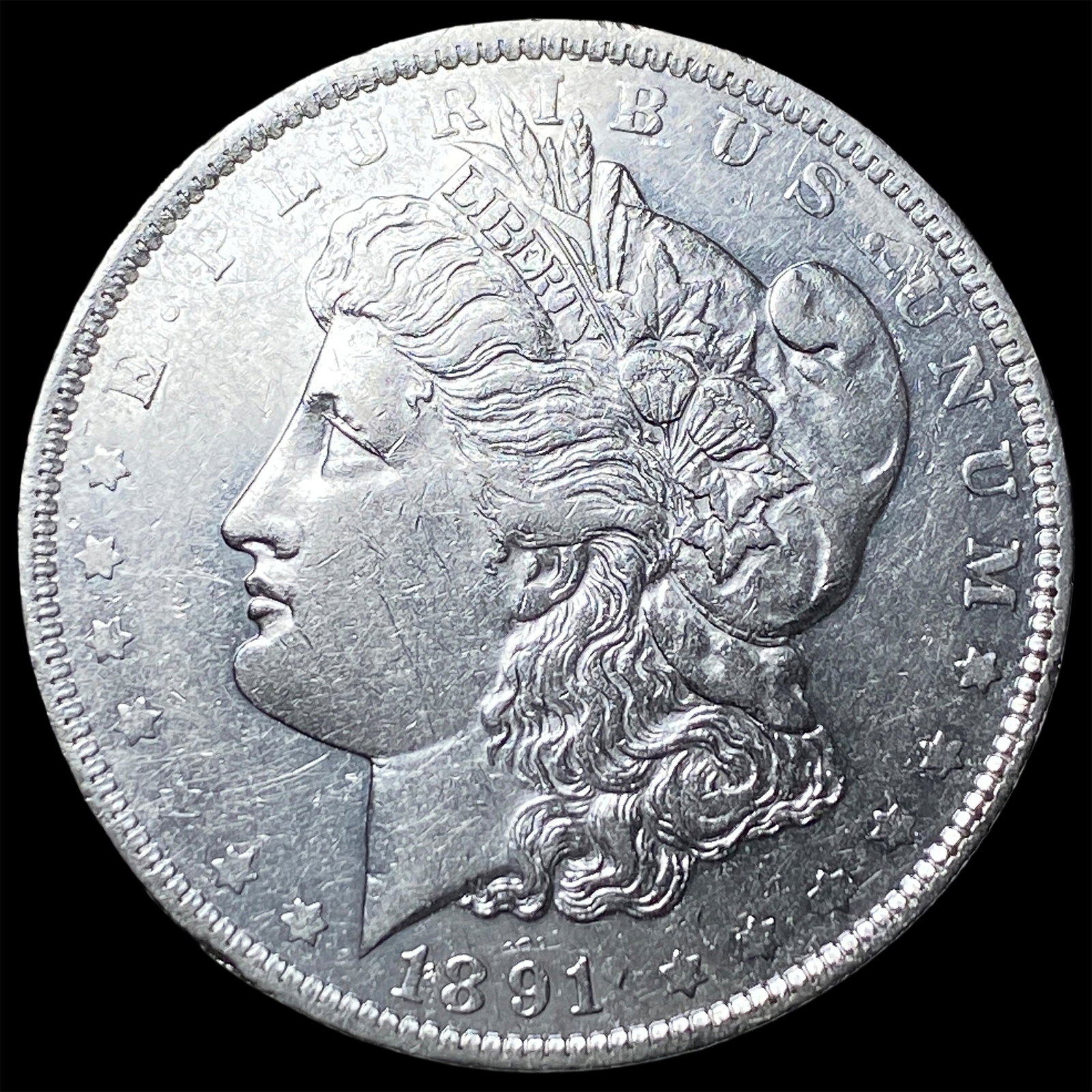 1891-O Silver Morgan Dollar CLOSELY UNCIRCULATED: 1891-O Silver Morgan Dollar CLOSELY UNCIRCULATED