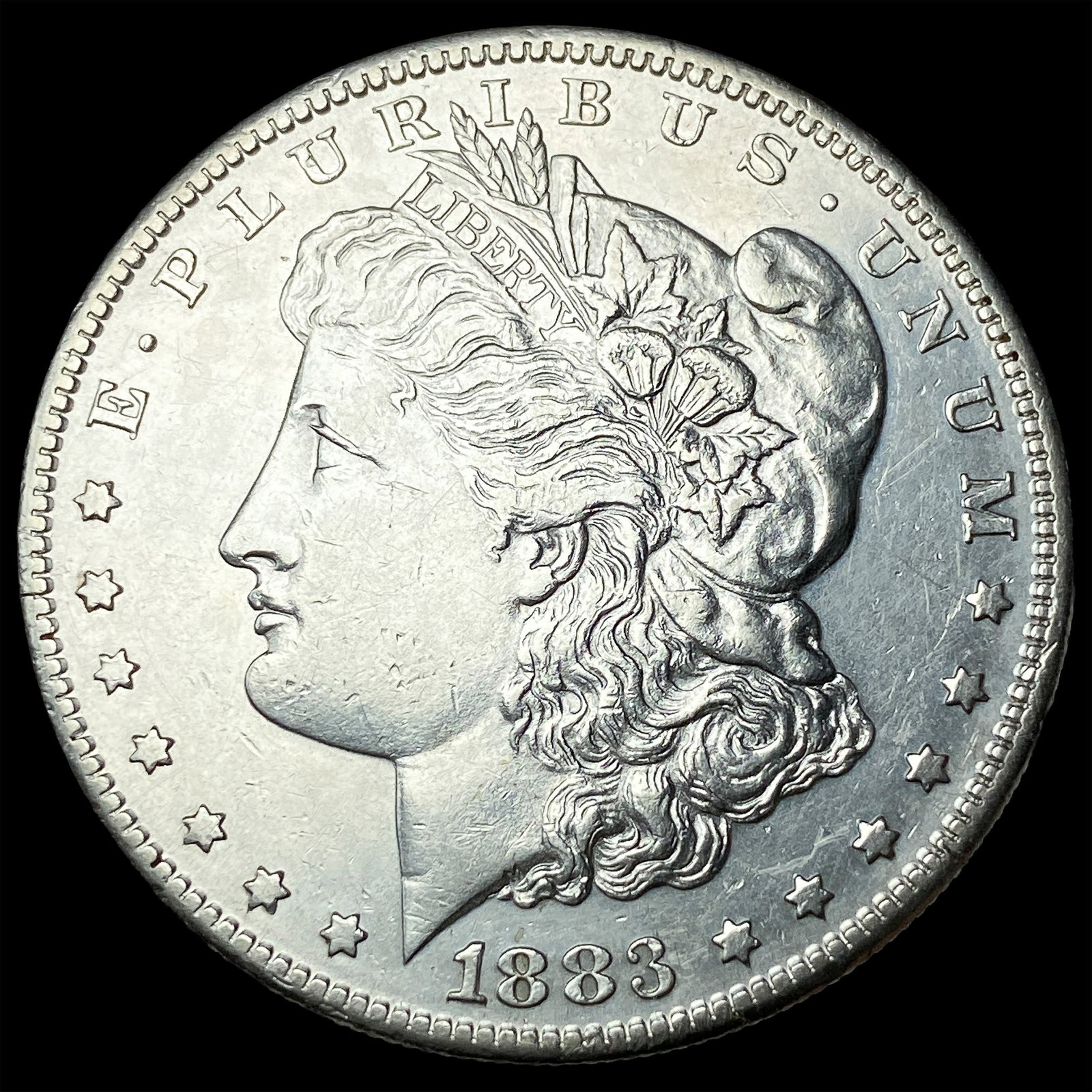 1883-S Silver Morgan Dollar CLOSELY UNCIRCULATED: 1883-S Silver Morgan Dollar CLOSELY UNCIRCULATED