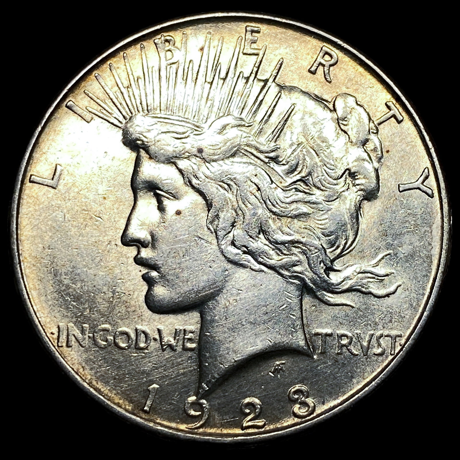 1923-D Silver Peace Dollar CLOSELY UNCIRCULATED: 1923-D Silver Peace Dollar CLOSELY UNCIRCULATED