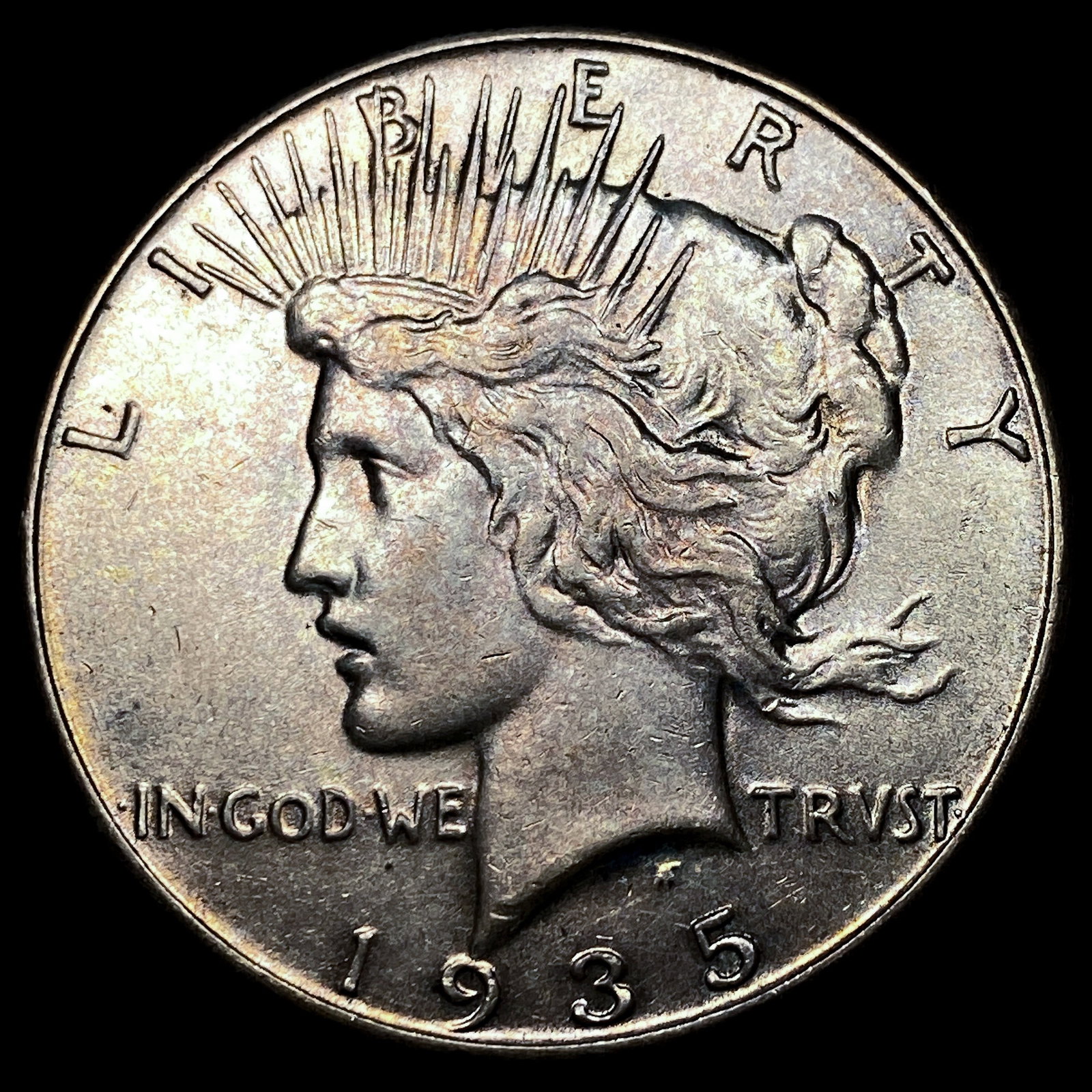 1935 Silver Peace Dollar CLOSELY UNCIRCULATED: 1935 Silver Peace Dollar CLOSELY UNCIRCULATED