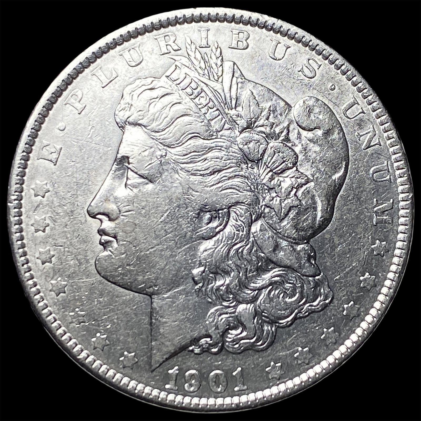 1901 Silver Morgan Dollar CLOSELY UNCIRCULATED: 1901 Silver Morgan Dollar CLOSELY UNCIRCULATED