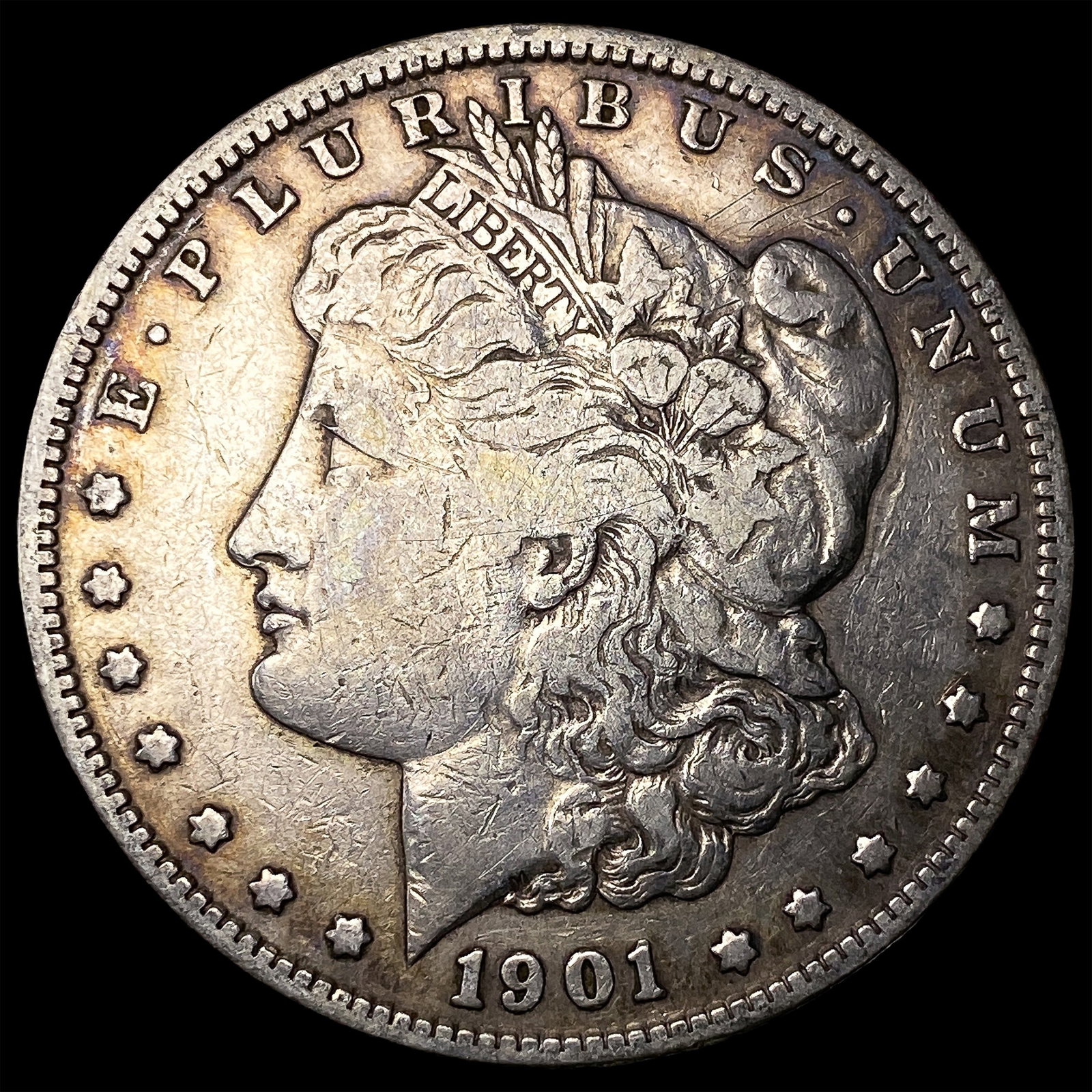 1901-S Silver Morgan Dollar NEARLY UNCIRCULATED: 1901-S Silver Morgan Dollar NEARLY UNCIRCULATED