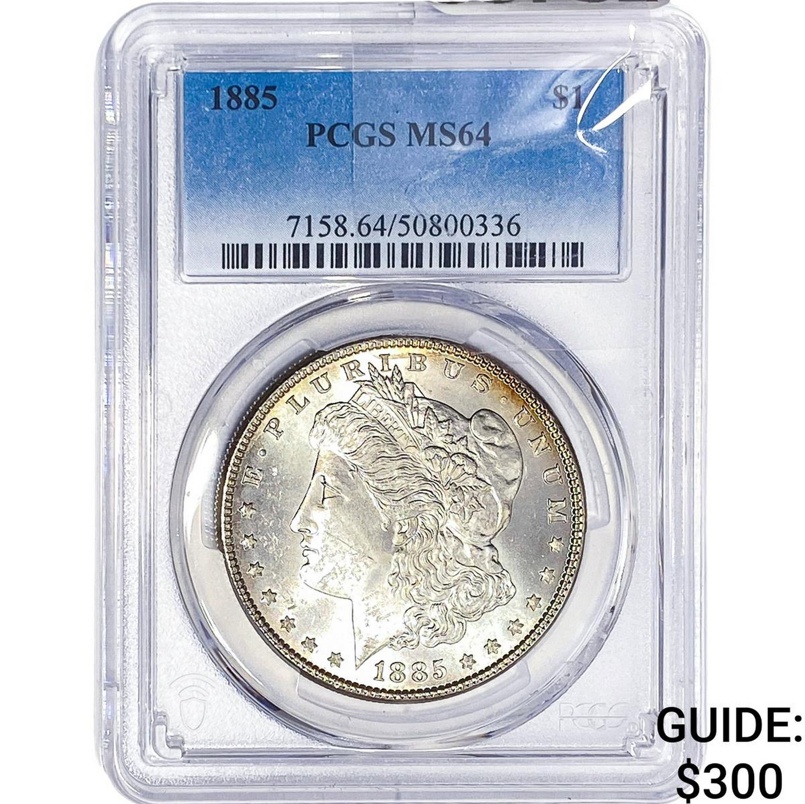 1885 Morgan Silver Dollar PCGS MS64: 1885 Morgan Silver Dollar PCGS MS64