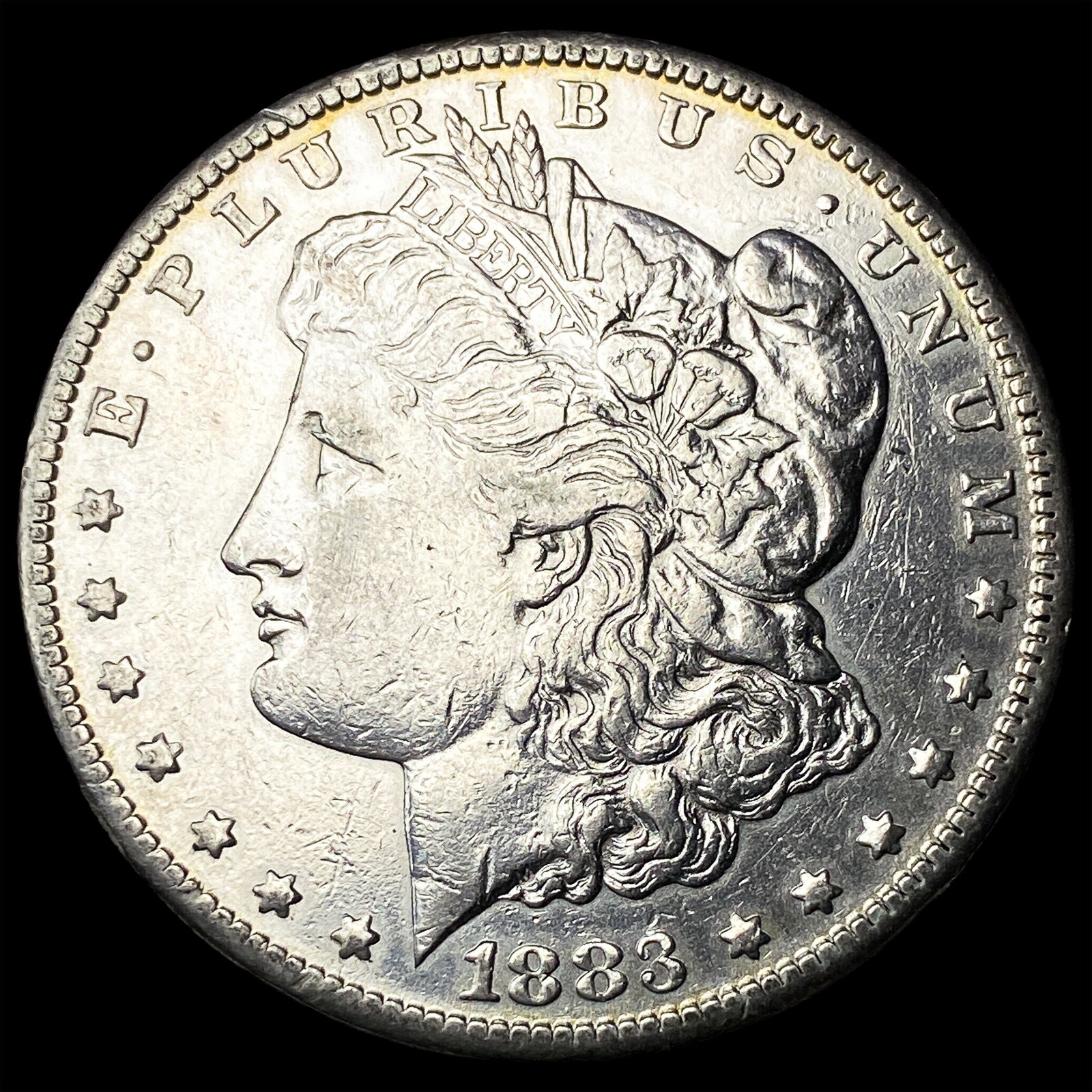 1883-S Silver Morgan Dollar CLOSELY UNCIRCULATED: 1883-S Silver Morgan Dollar CLOSELY UNCIRCULATED