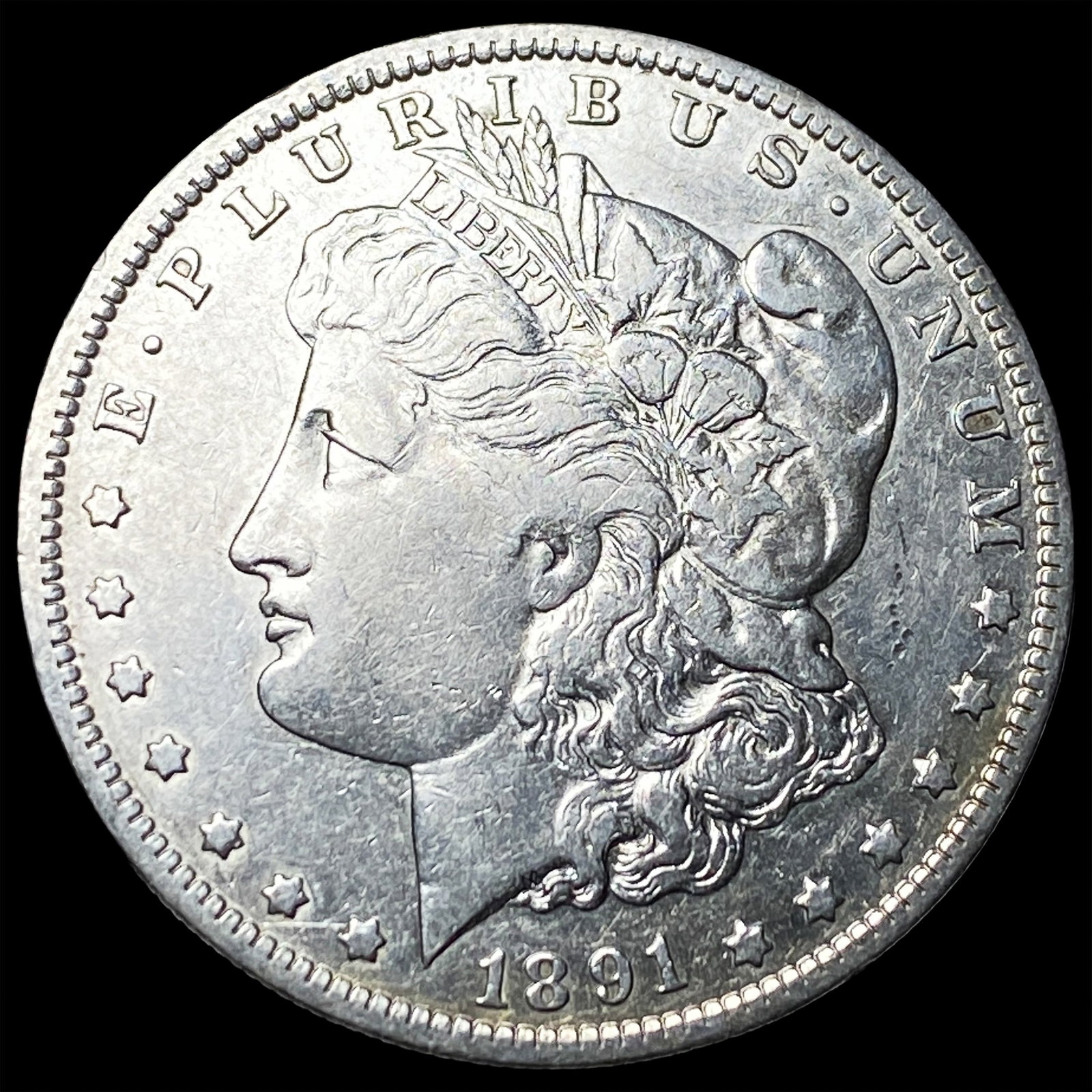 1891-O Silver Morgan Dollar ABOUT UNCIRCULATED: 1891-O Silver Morgan Dollar ABOUT UNCIRCULATED