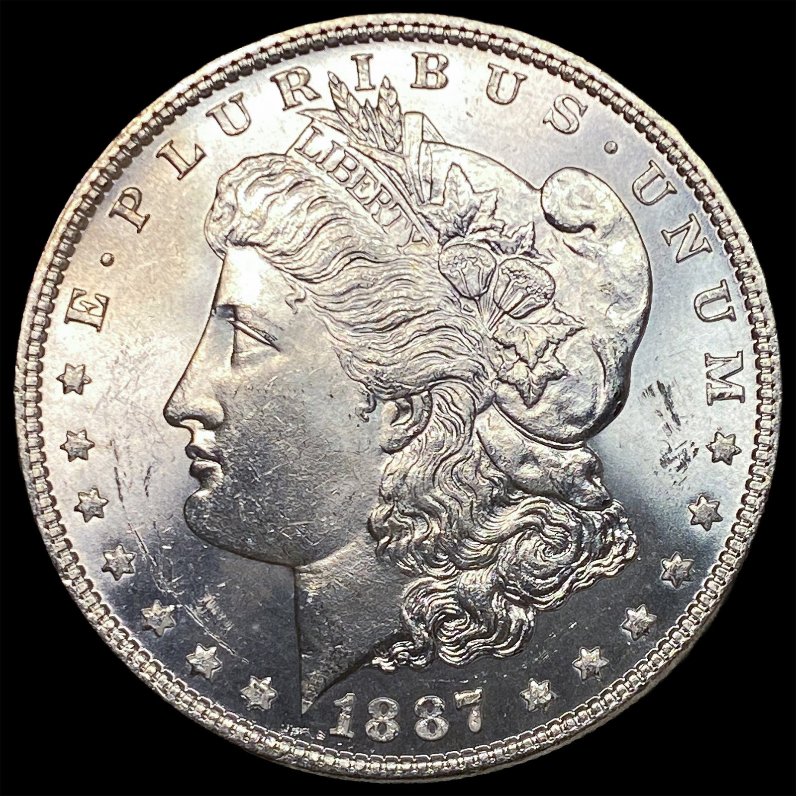 1887 Morgan Silver Dollar UNCIRCULATED: 1887 Morgan Silver Dollar UNCIRCULATED