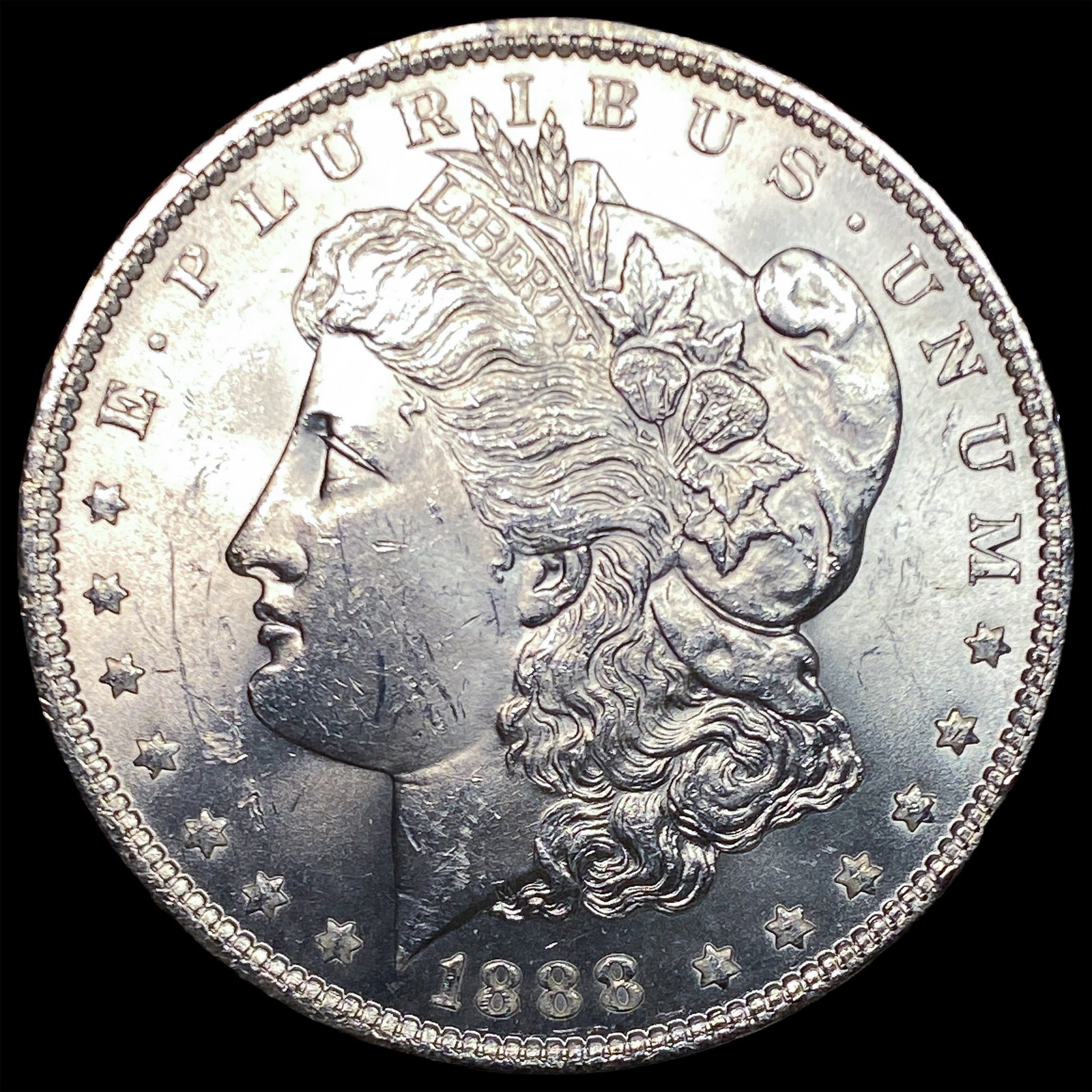 1888 Morgan Silver Dollar UNCIRCULATED: 1888 Morgan Silver Dollar UNCIRCULATED